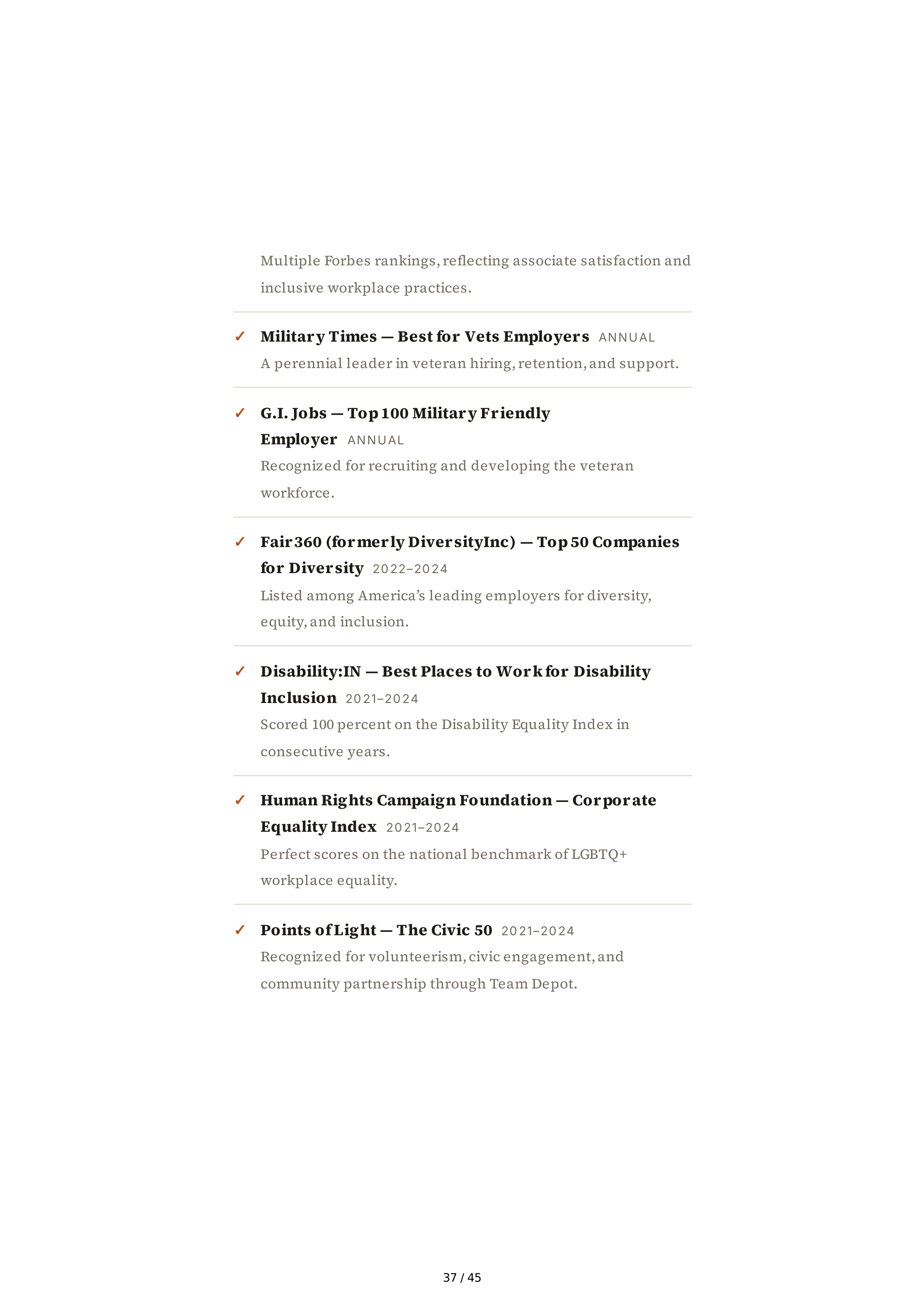 The Home Depot Edward Ted Decker Biography — page 37