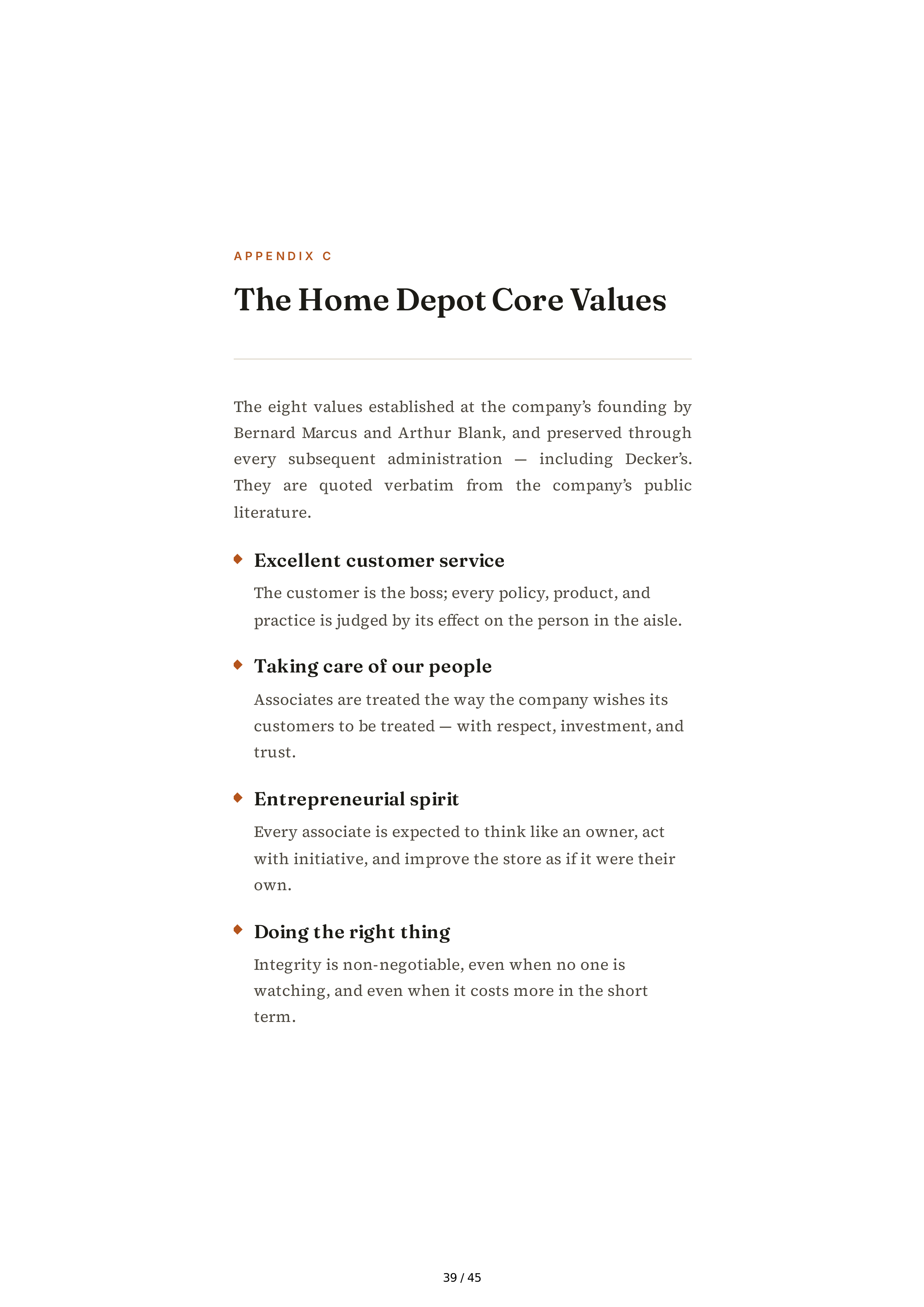 The Home Depot Edward Ted Decker Biography — page 39