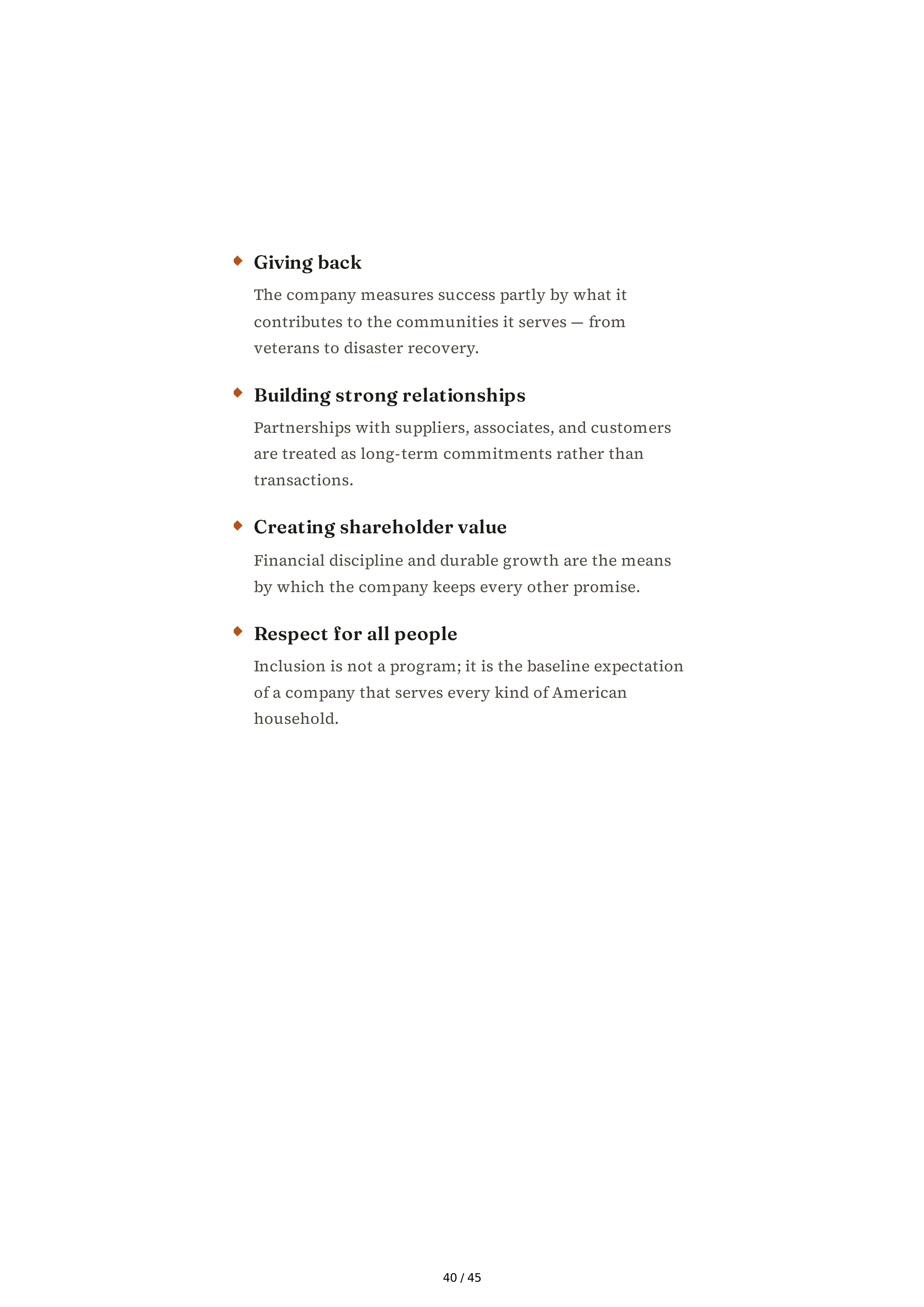 The Home Depot Edward Ted Decker Biography — page 40