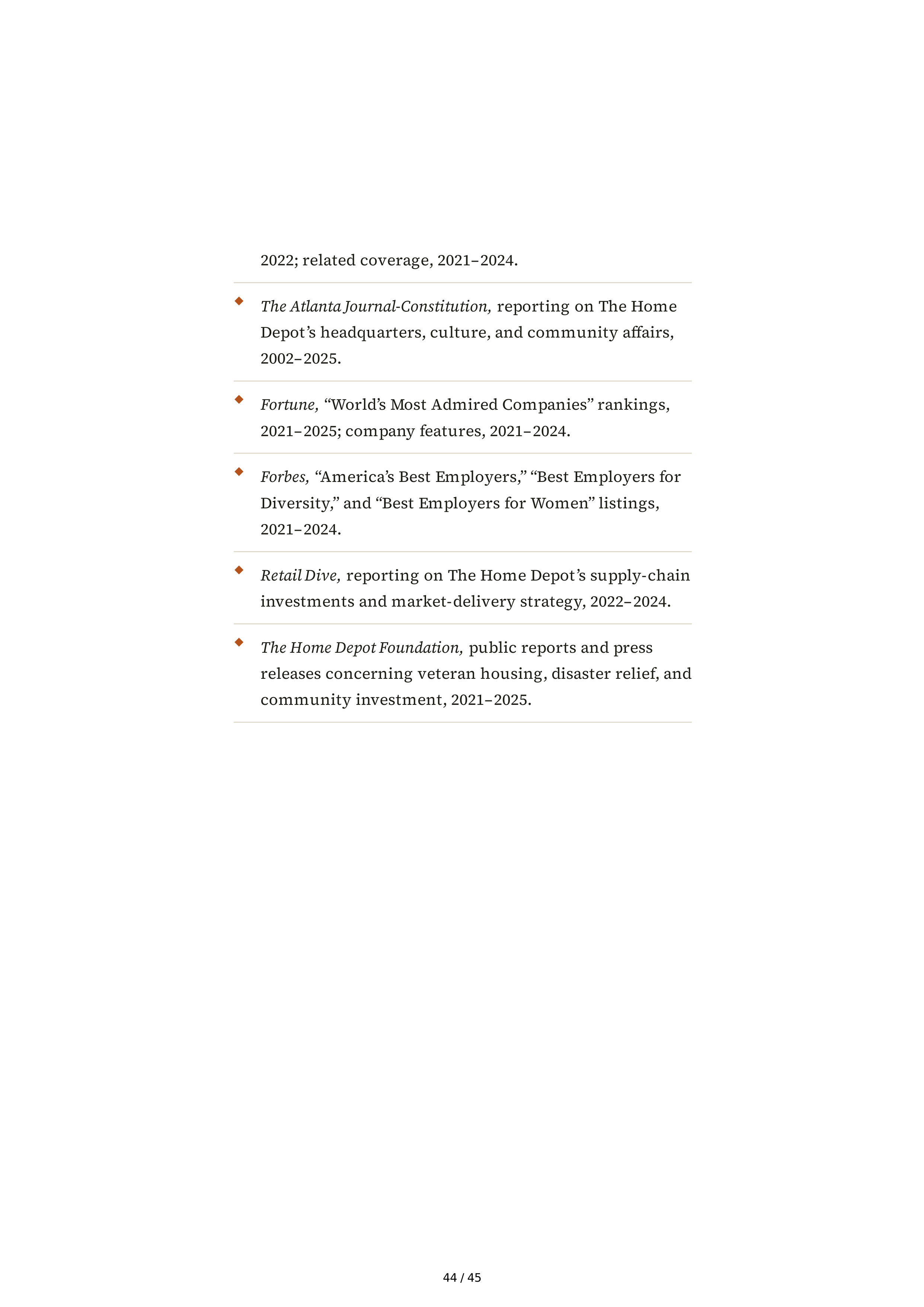 The Home Depot Edward Ted Decker Biography — page 44