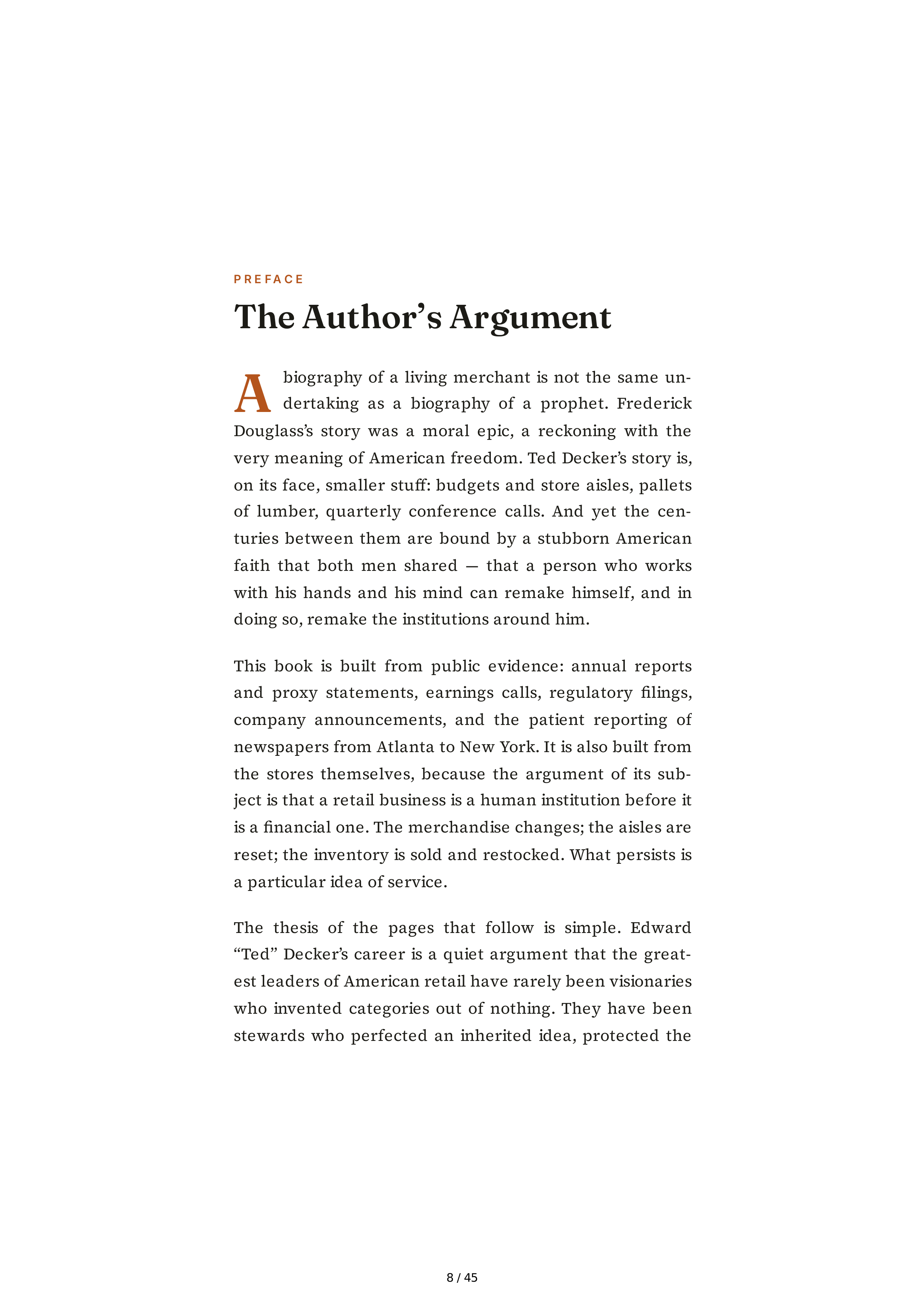 The Home Depot Edward Ted Decker Biography — page 8