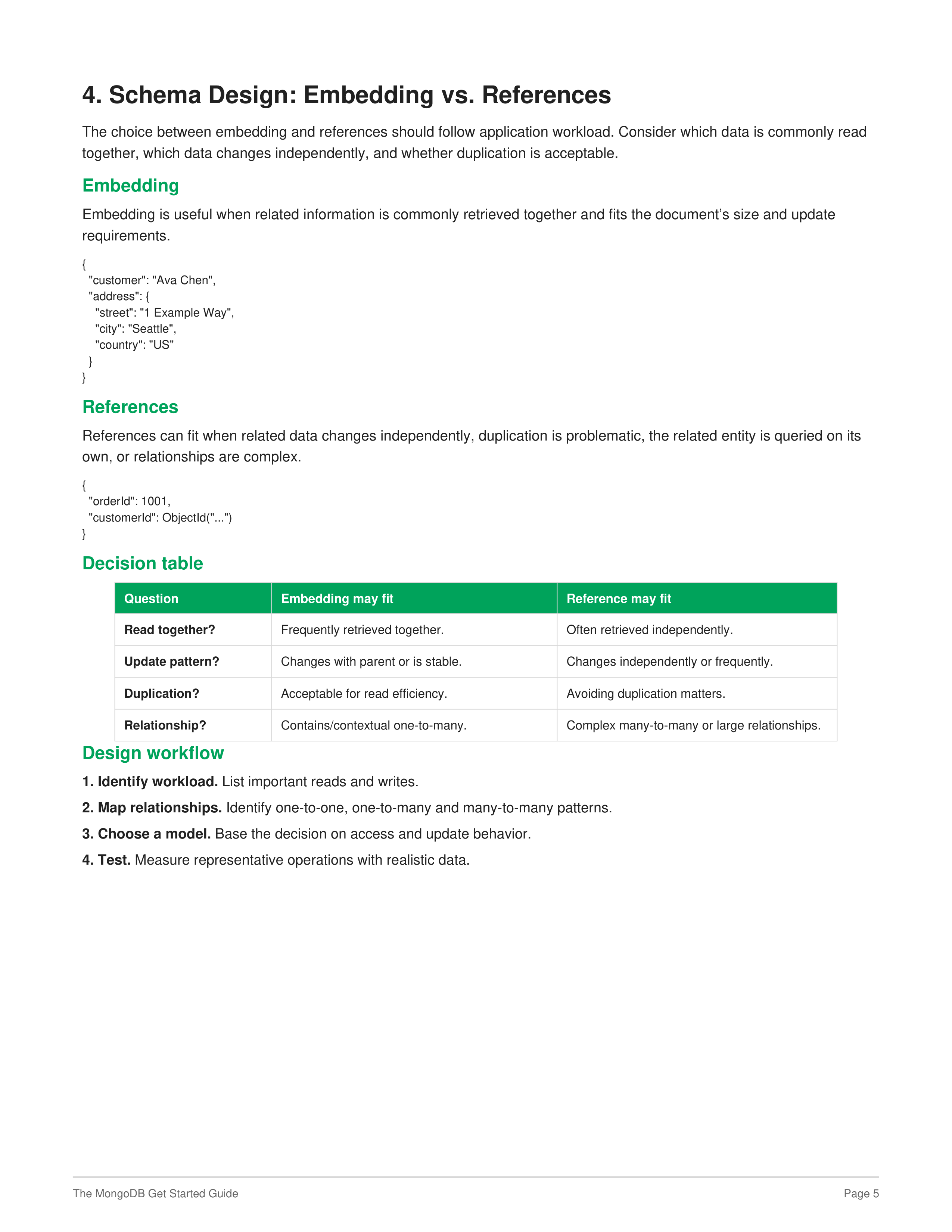 The MongoDB Get Started Guide — page 5