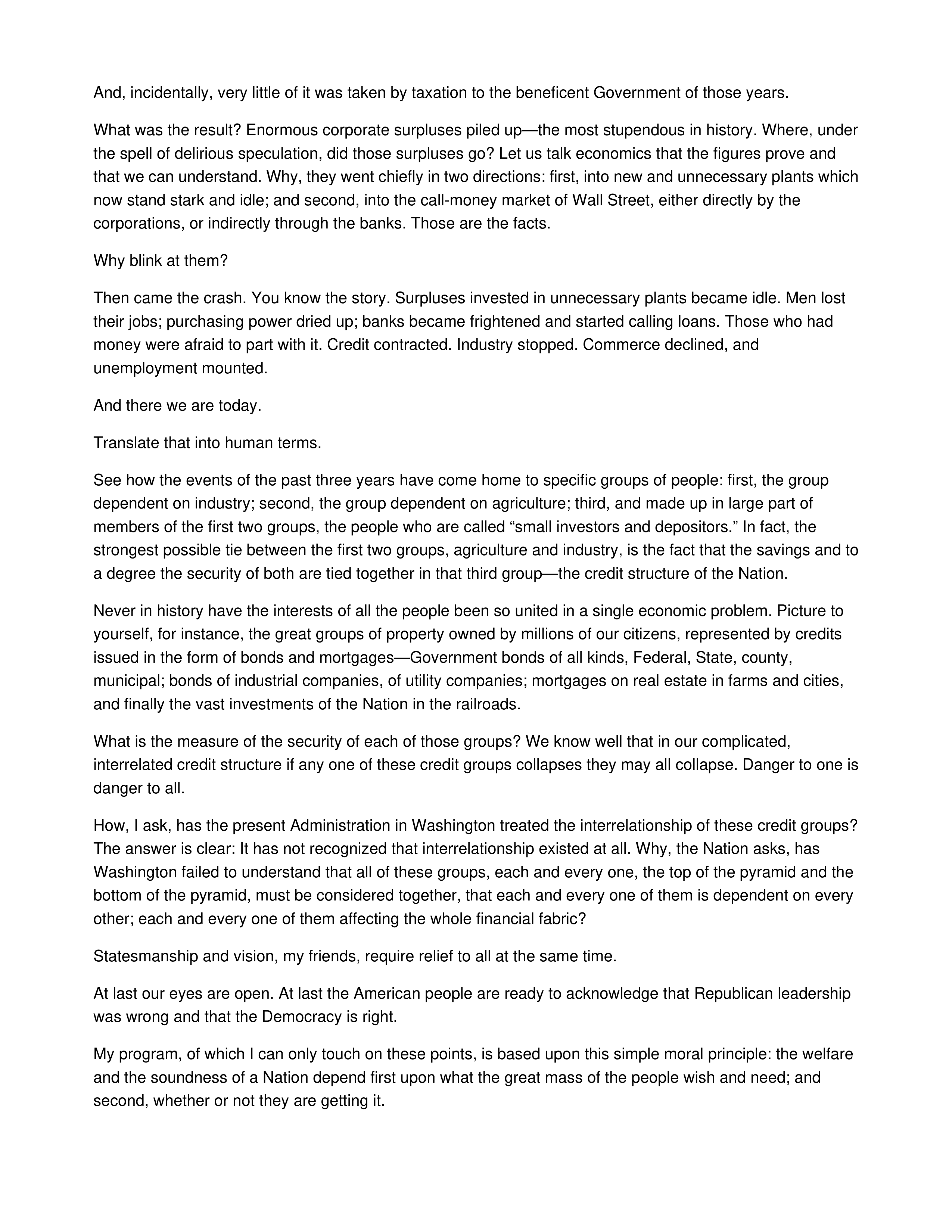 The New Deal Persuasive Speech — page 3