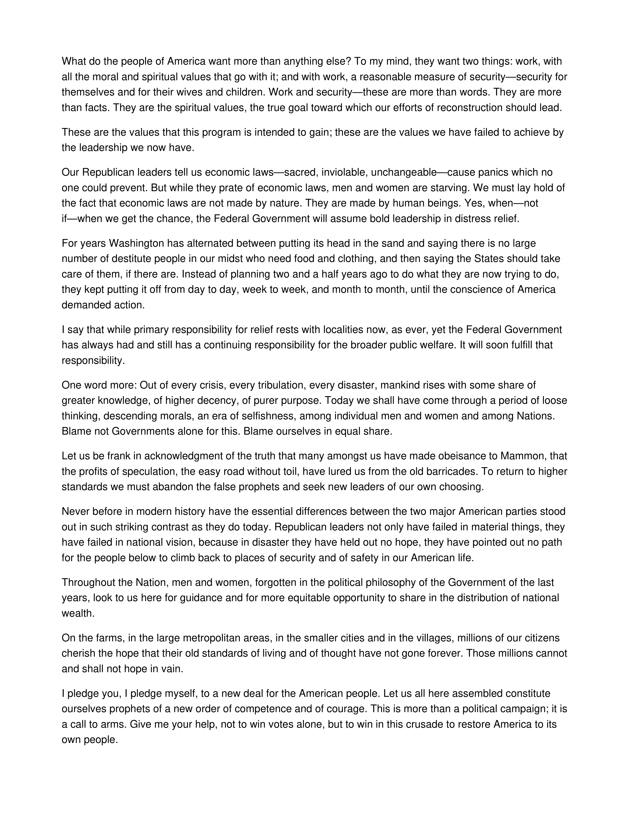 The New Deal Persuasive Speech — page 4