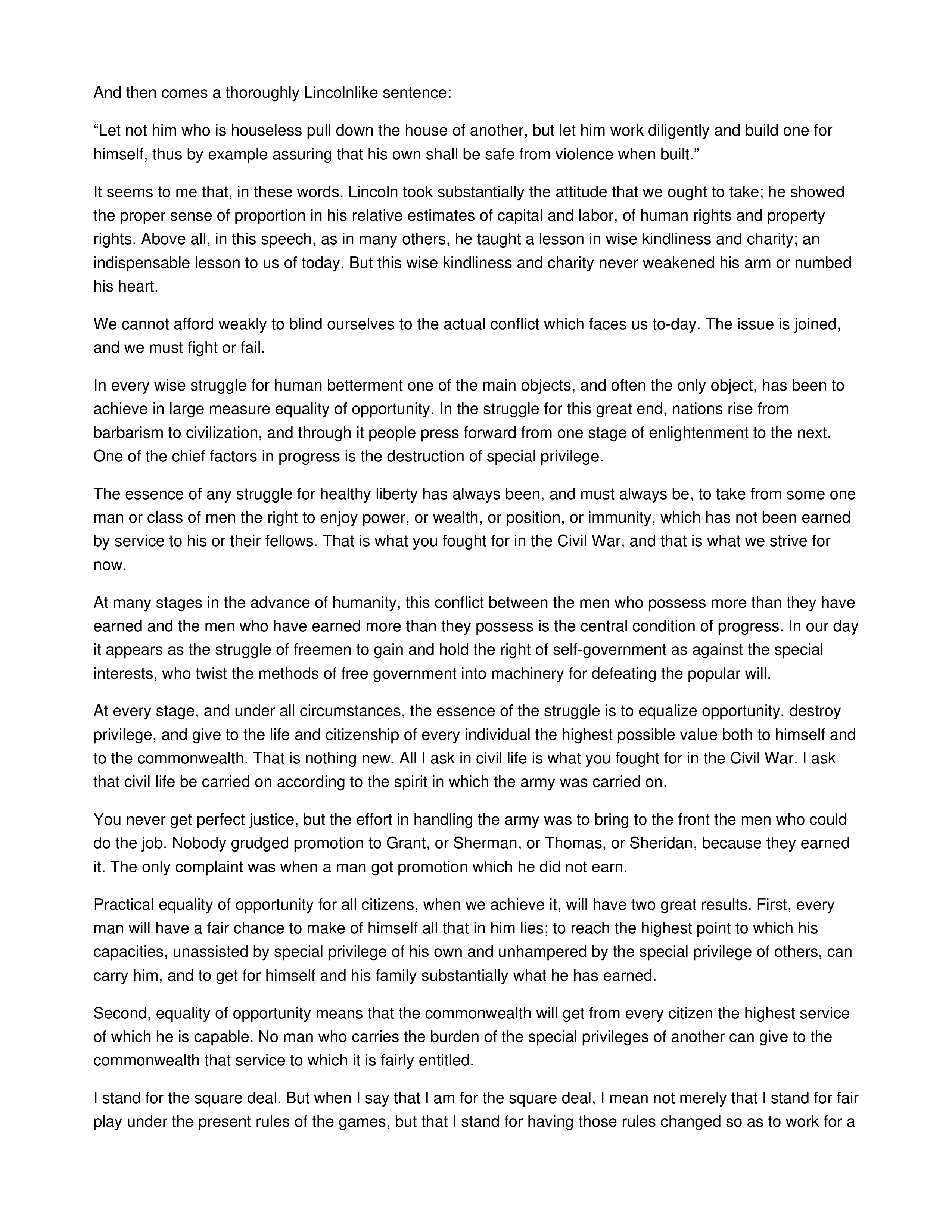 The New Nationalism Persuasive Speech — page 3