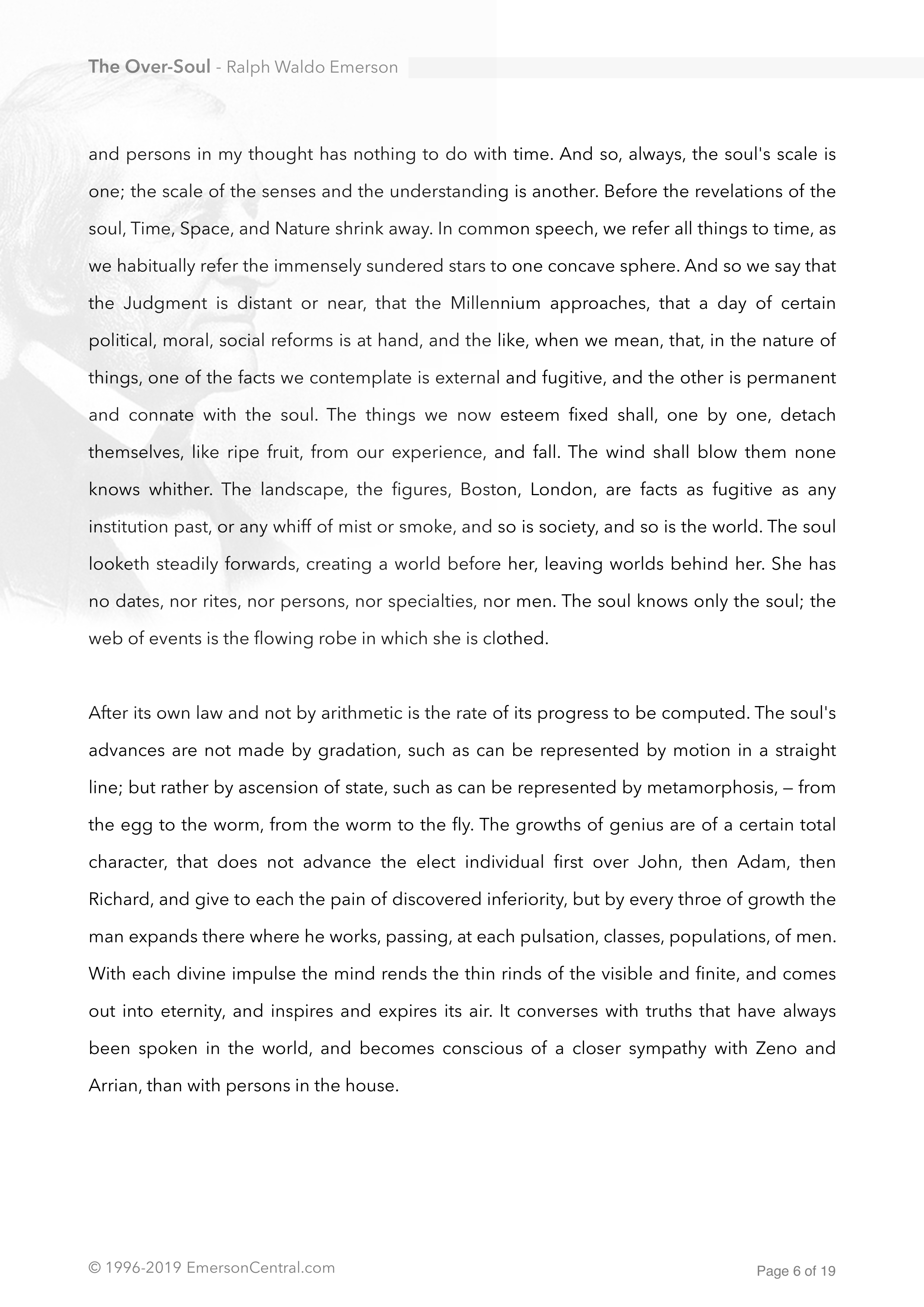 The Over-Soul Essay — page 6