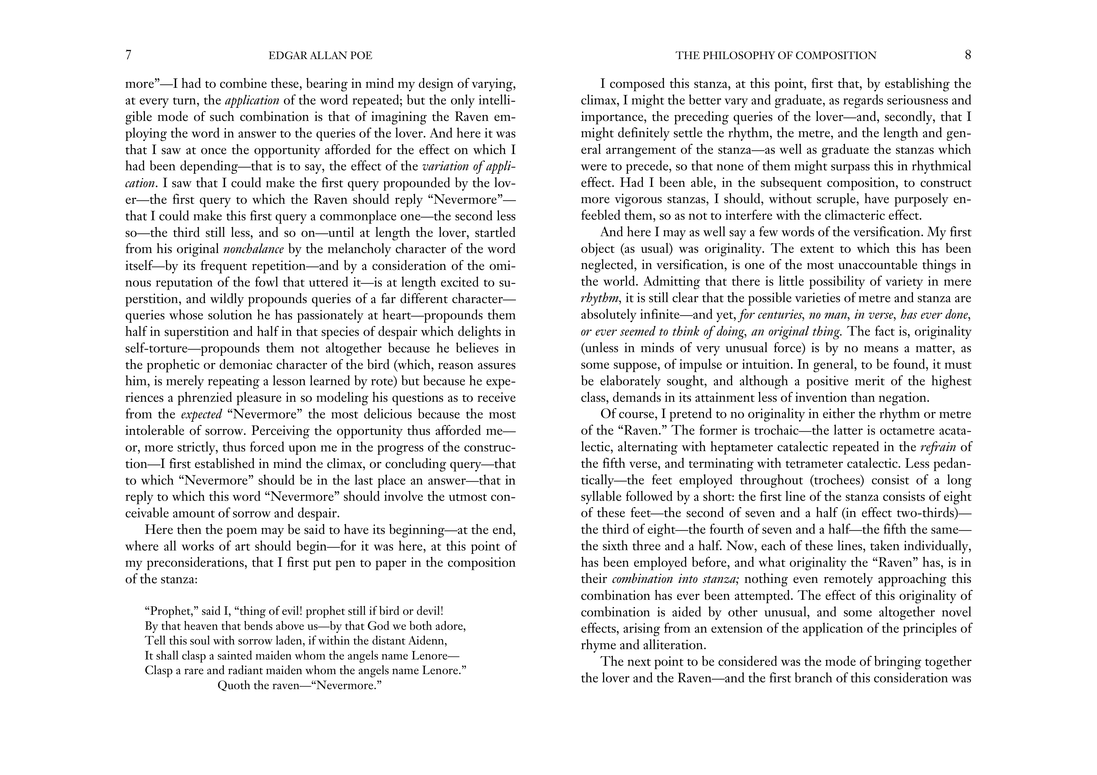 The Philosophy of Composition Essay — page 4