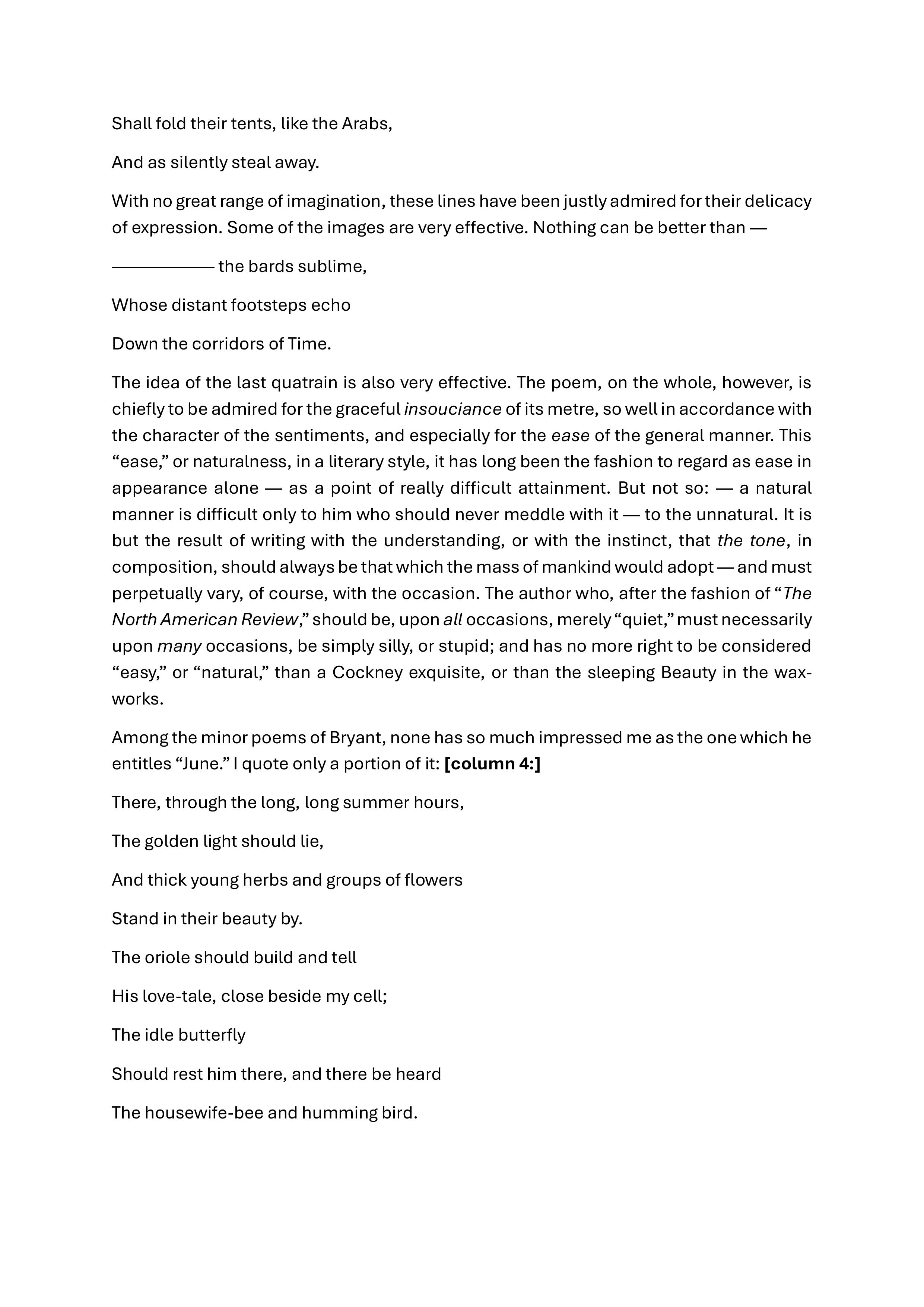 The Poetic Principle Essay — page 10