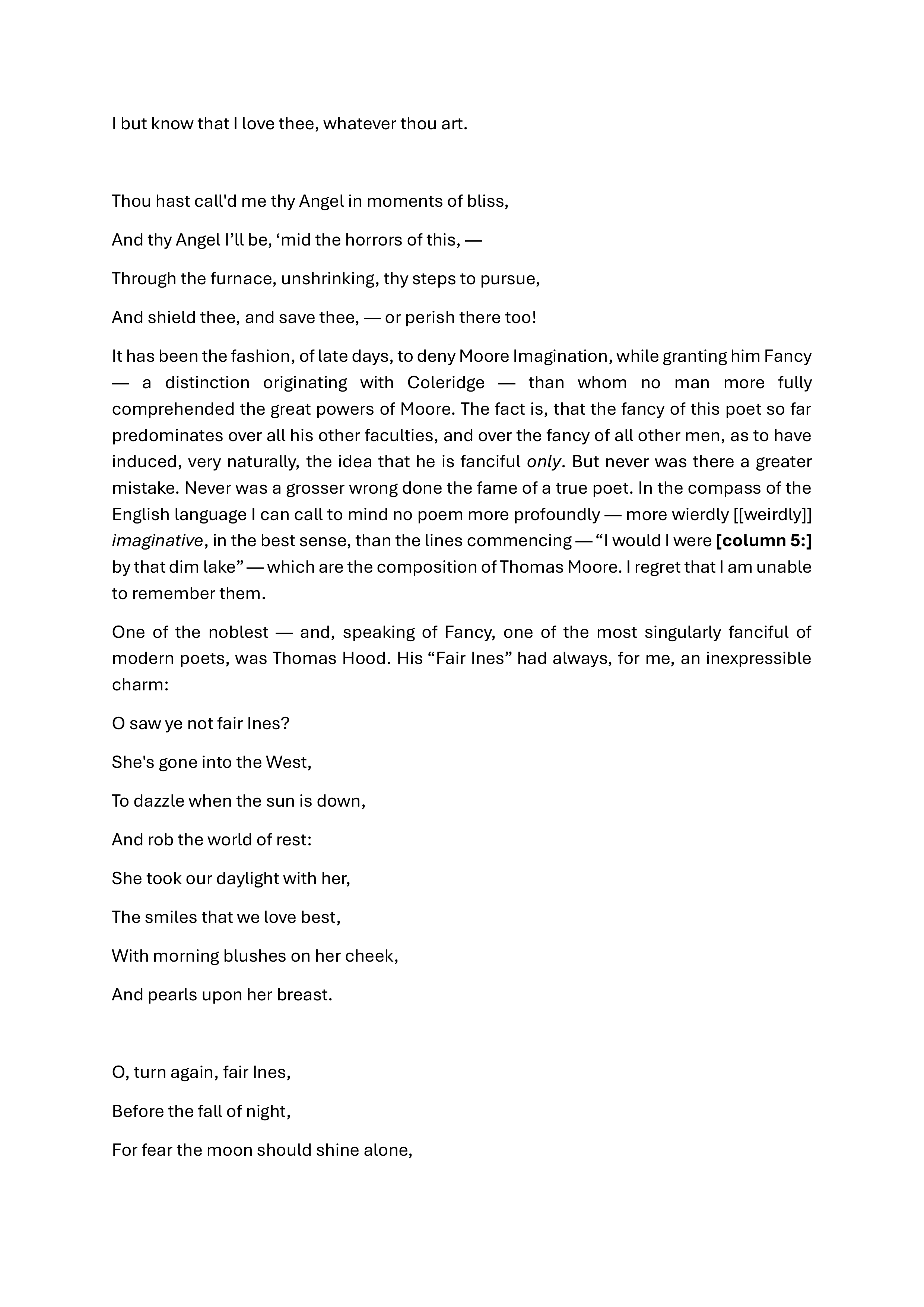 The Poetic Principle Essay — page 15