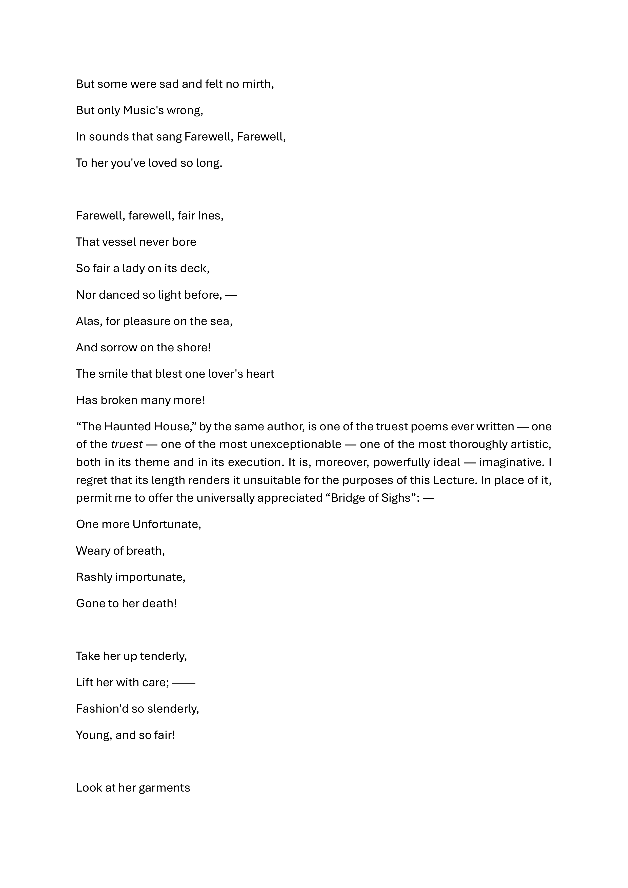 The Poetic Principle Essay — page 17