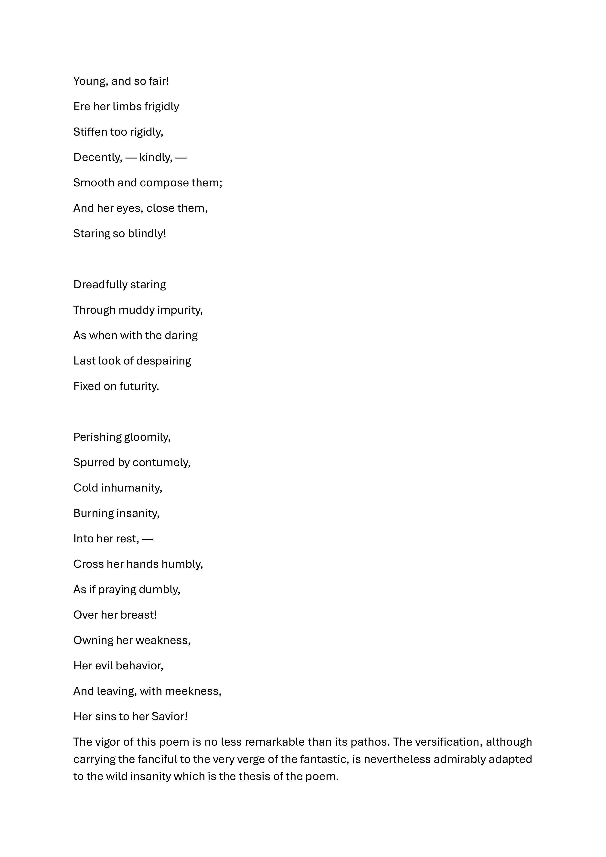 The Poetic Principle Essay — page 21