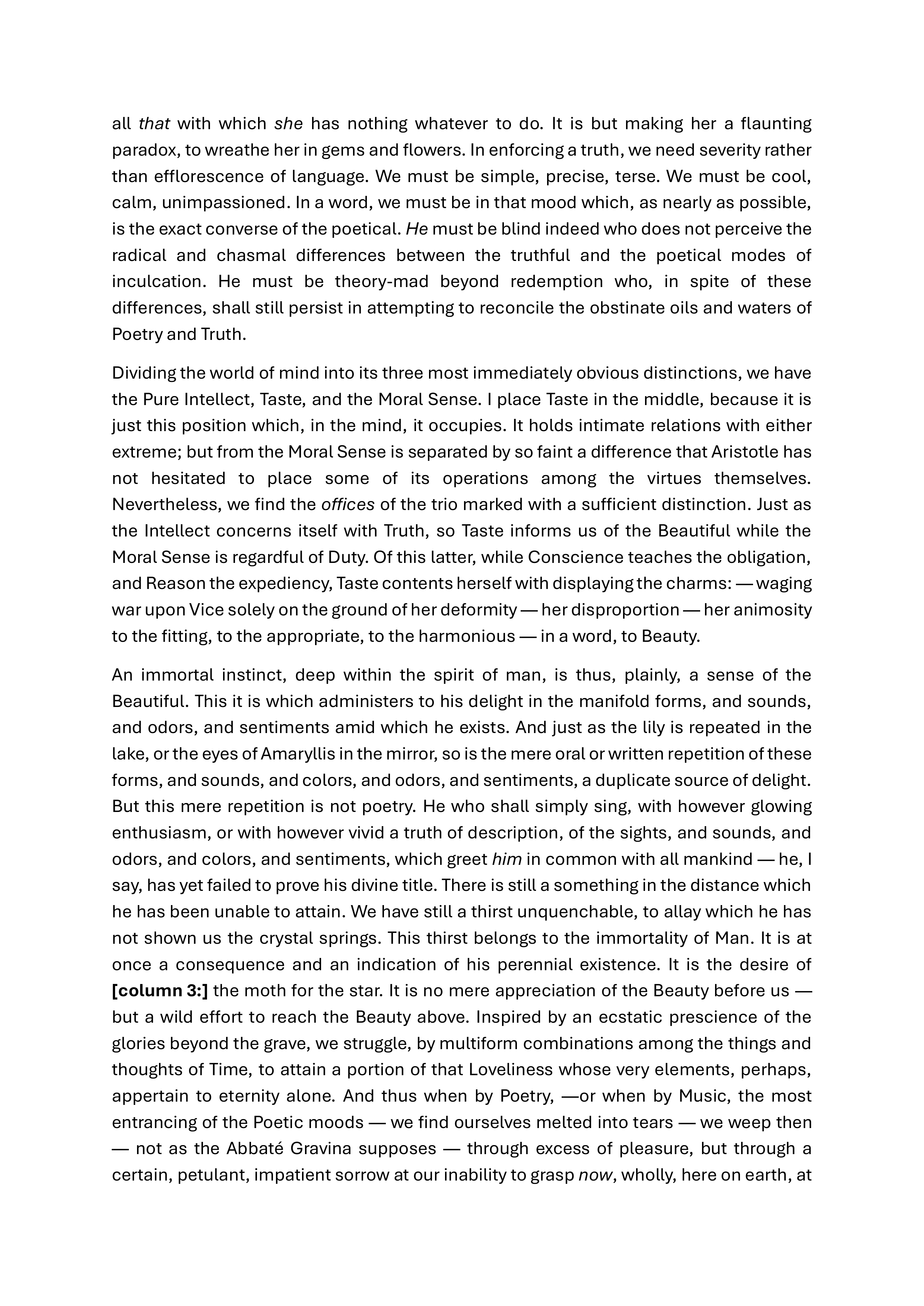 The Poetic Principle Essay — page 6