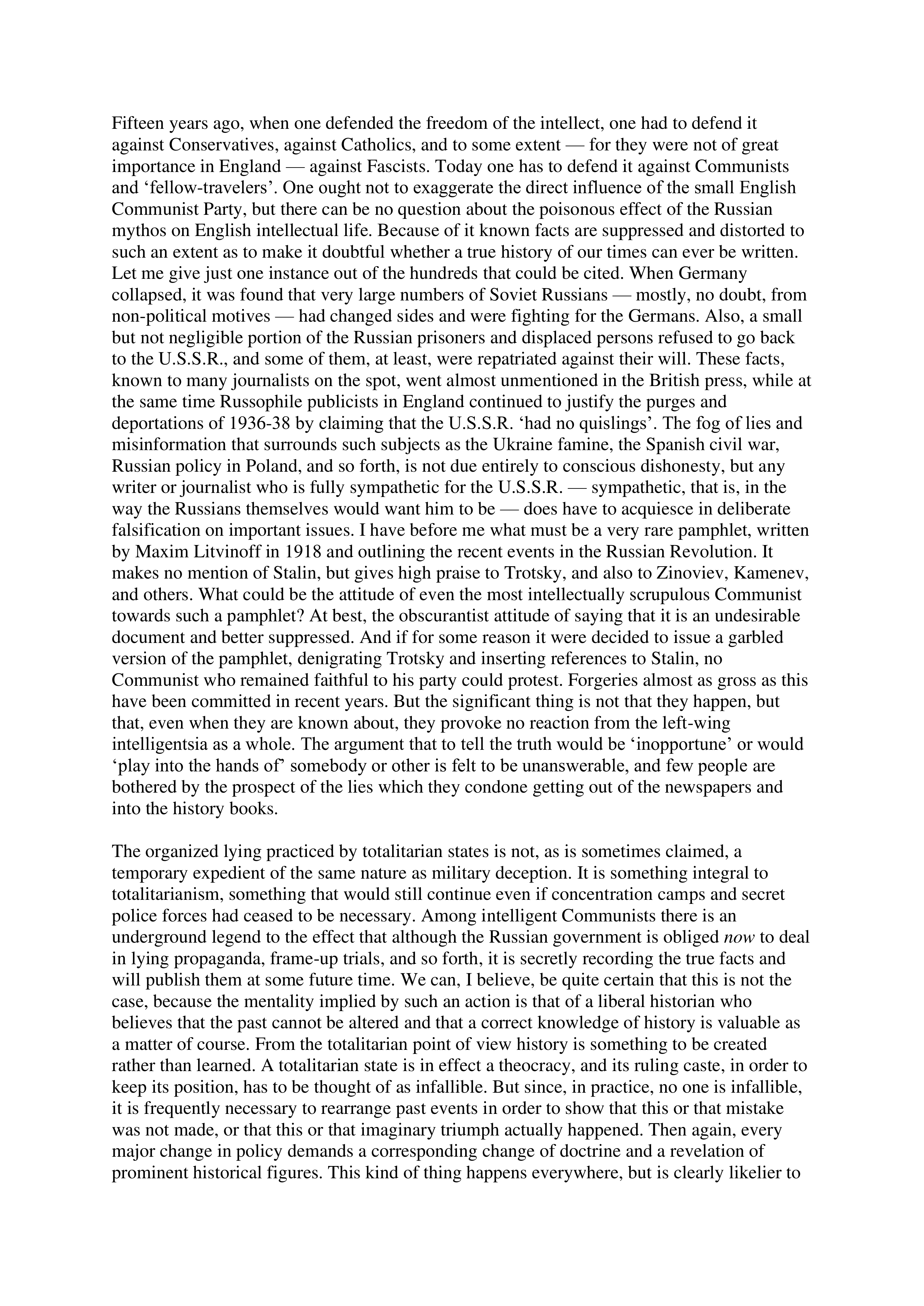 The Prevention of Literature Essay — page 3