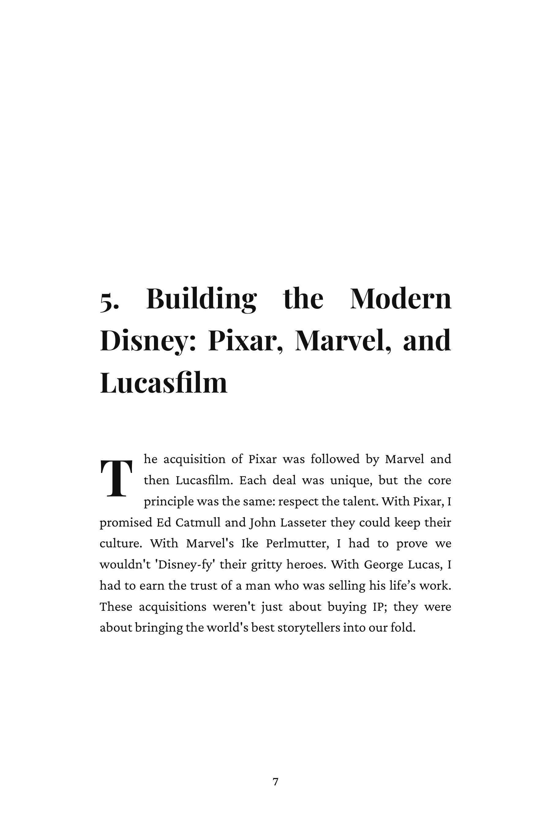 The Ride of a Lifetime by Bob Iger Disney CEO Autobiography — page 7