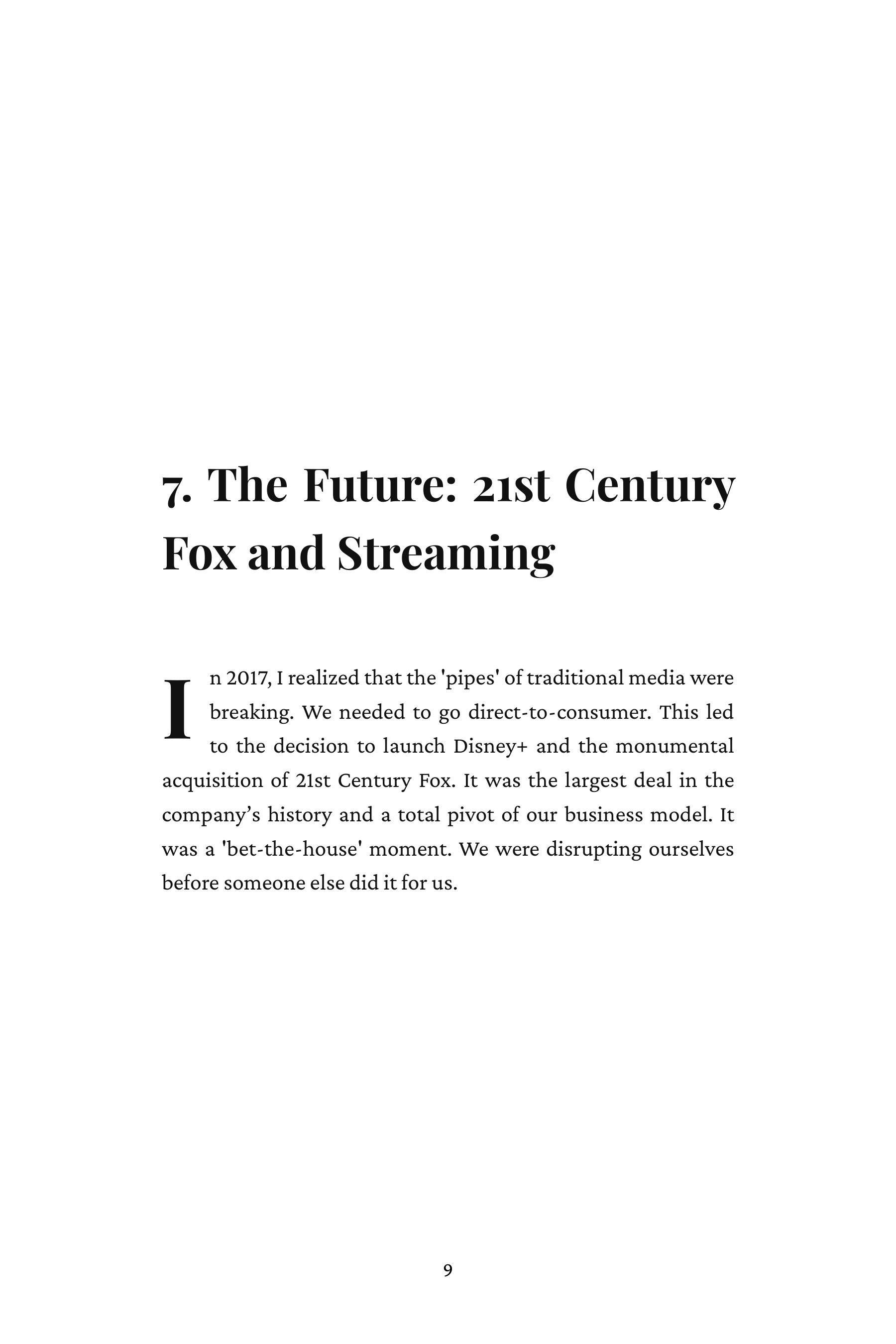 The Ride of a Lifetime by Bob Iger Disney CEO Autobiography — page 9
