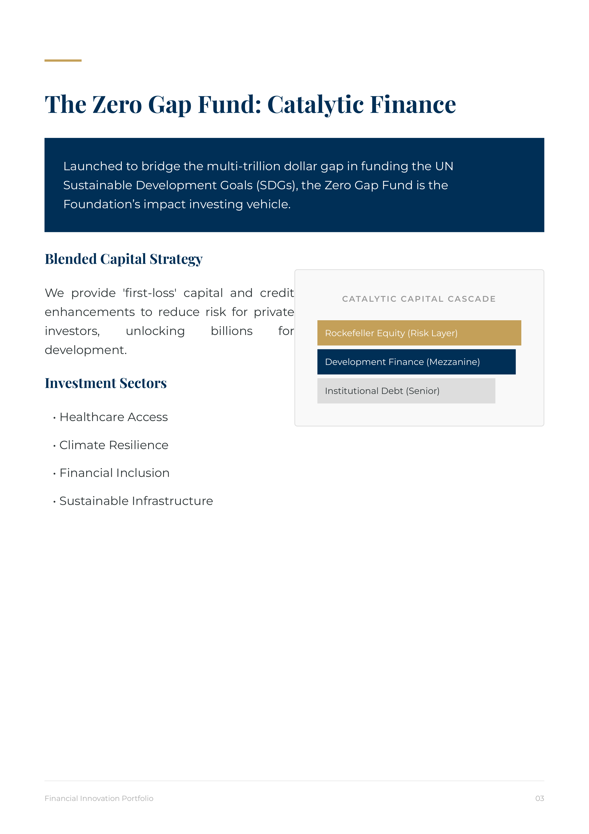 The Rockefeller Foundation Big Bets, Real Results Portfolio — page 4