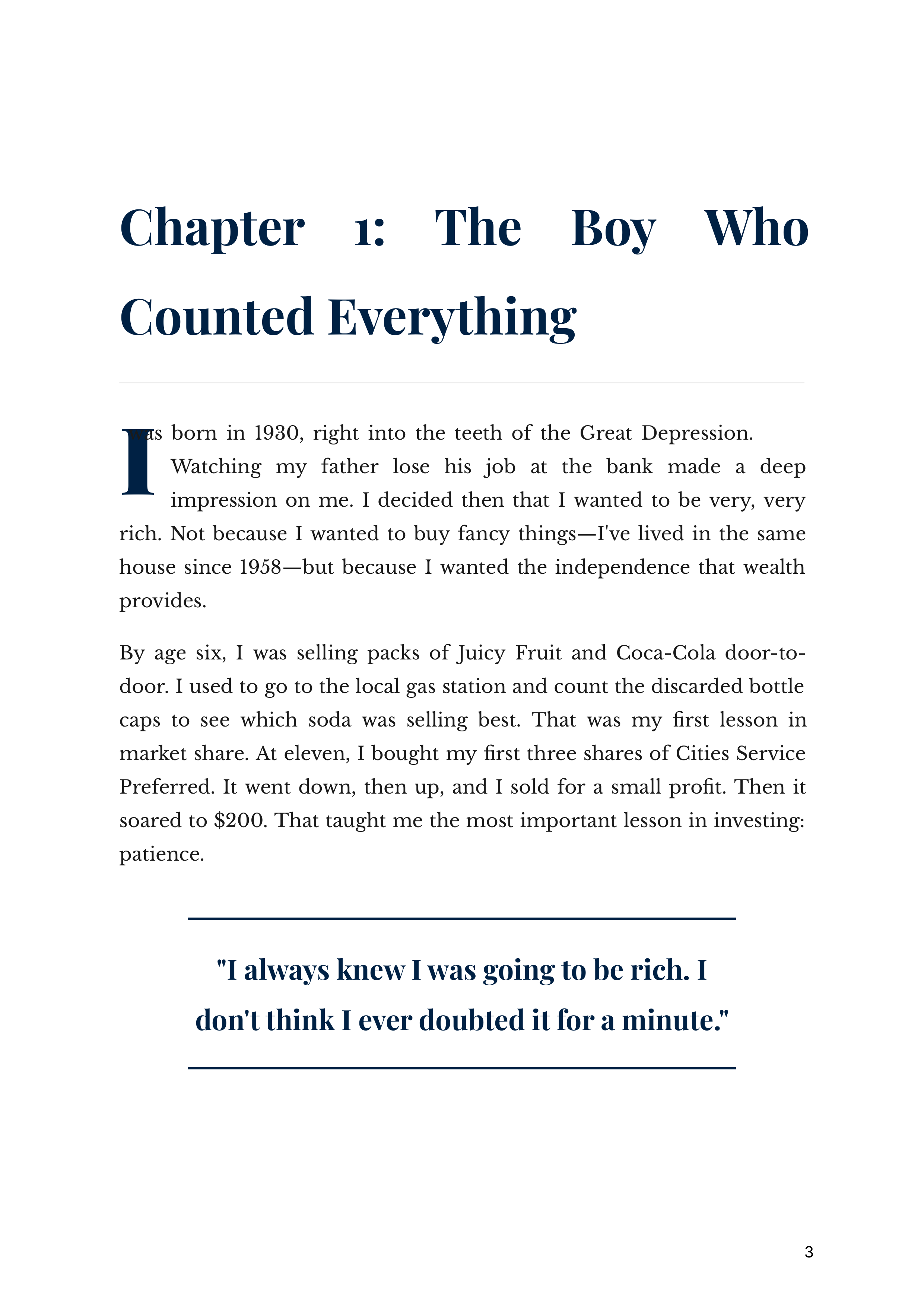 The Snowball by Warren Buffett Berkshire Hathaway CEO Autobiography — page 3