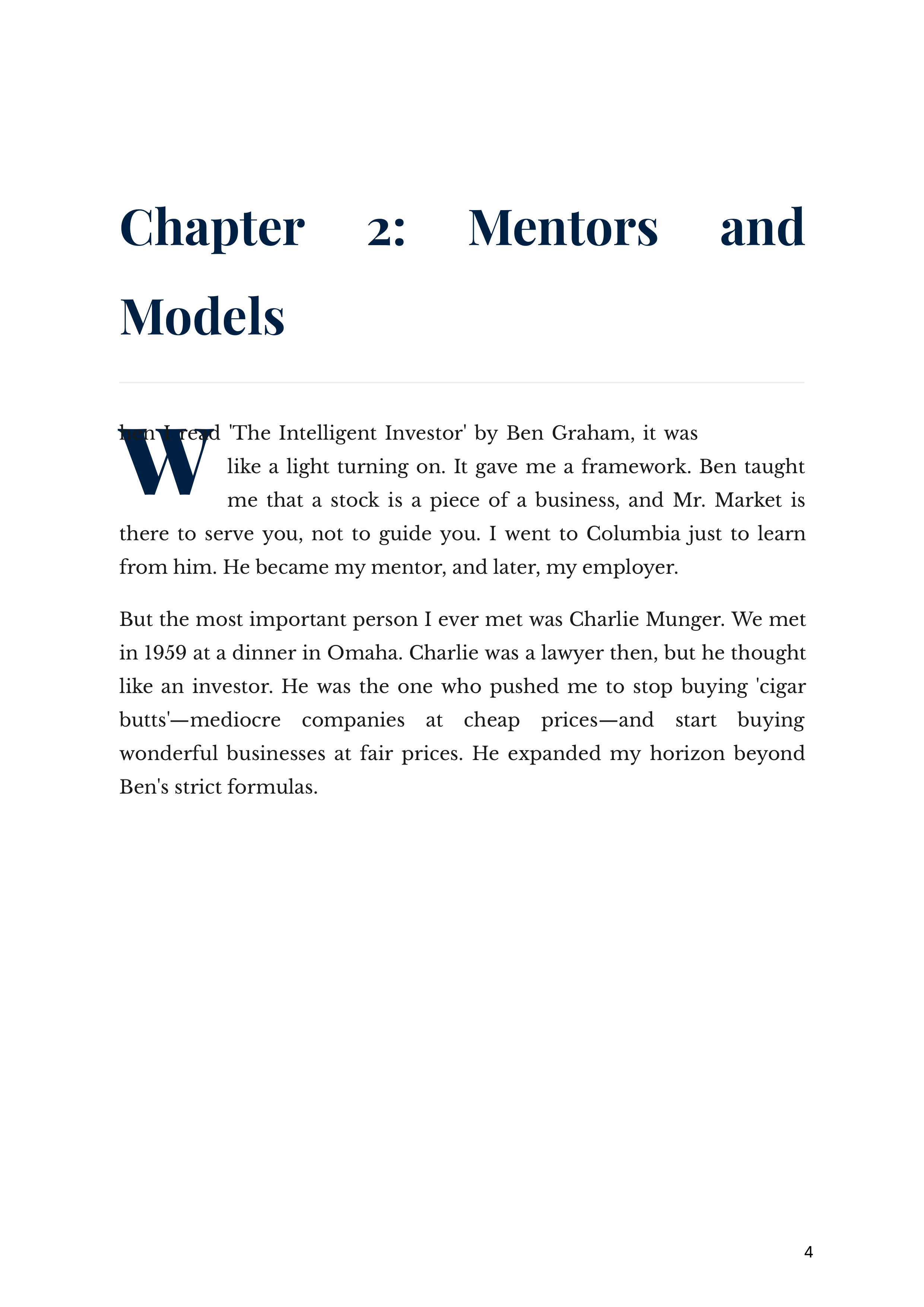 The Snowball by Warren Buffett Berkshire Hathaway CEO Autobiography — page 4