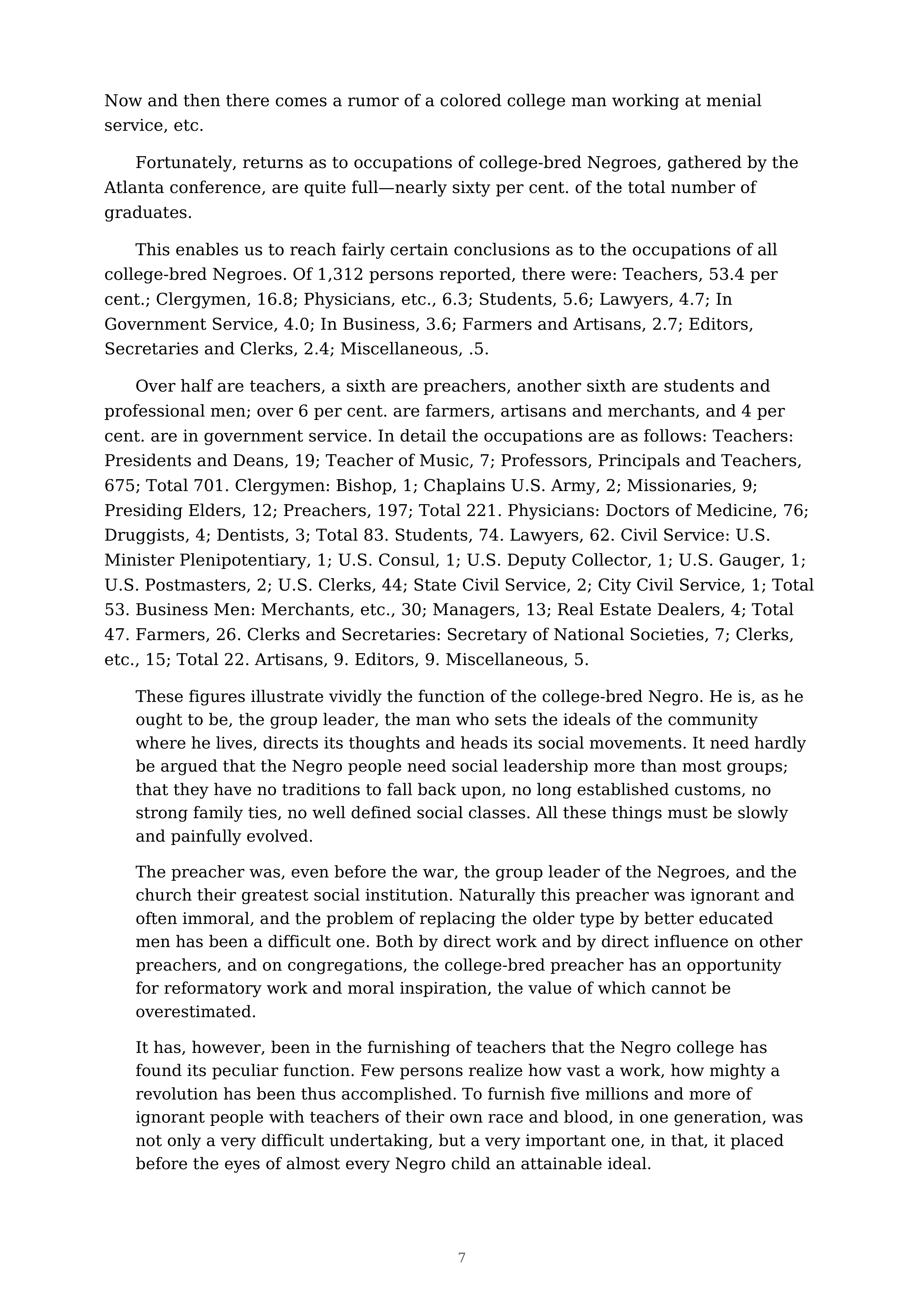 The Talented Tenth Essay — page 7