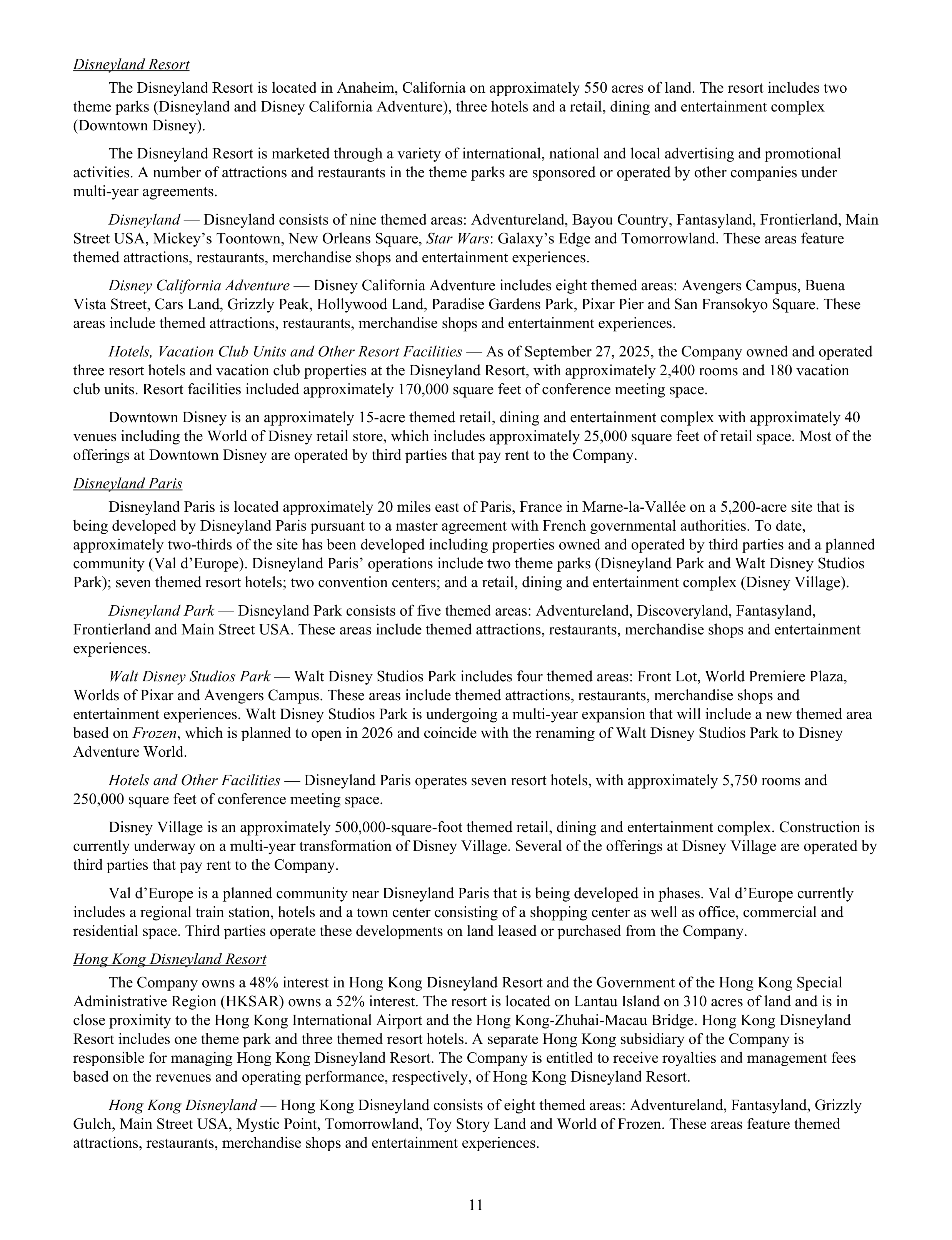 Disney Annual Report — page 14