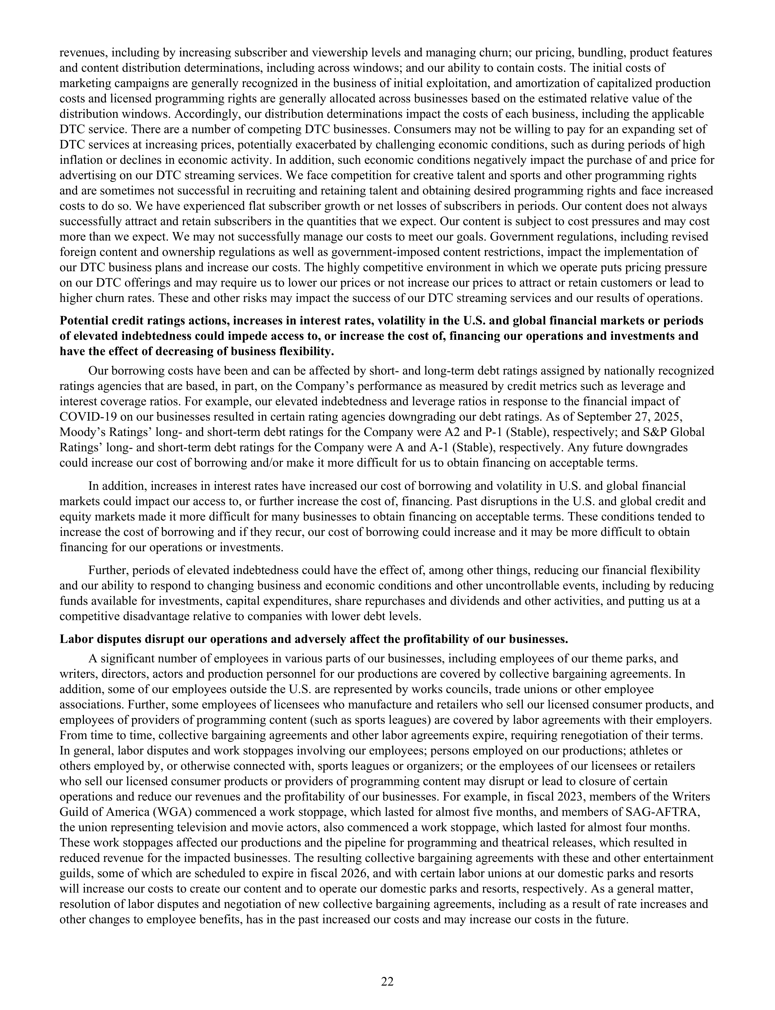 Disney Annual Report — page 25