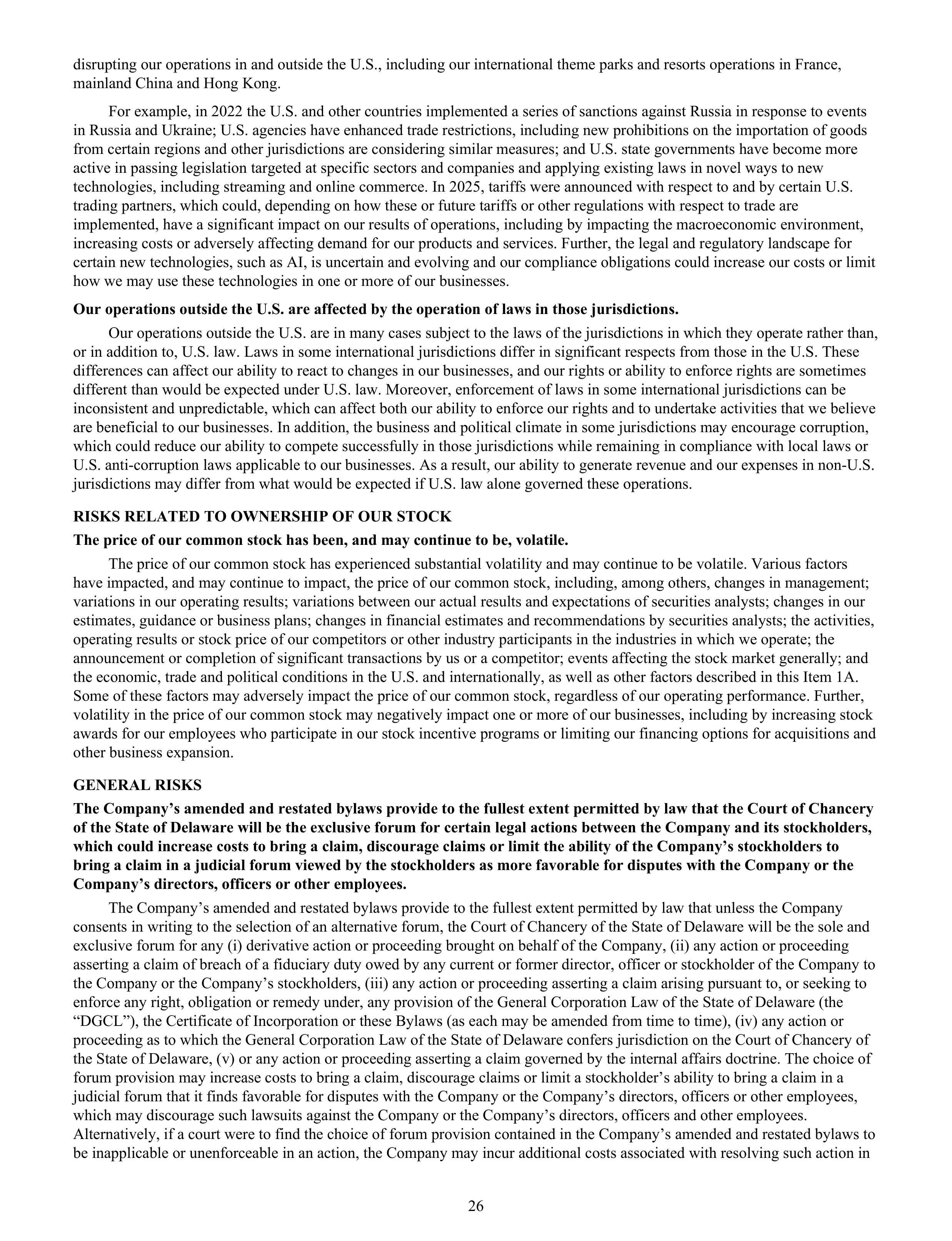 Disney Annual Report — page 29