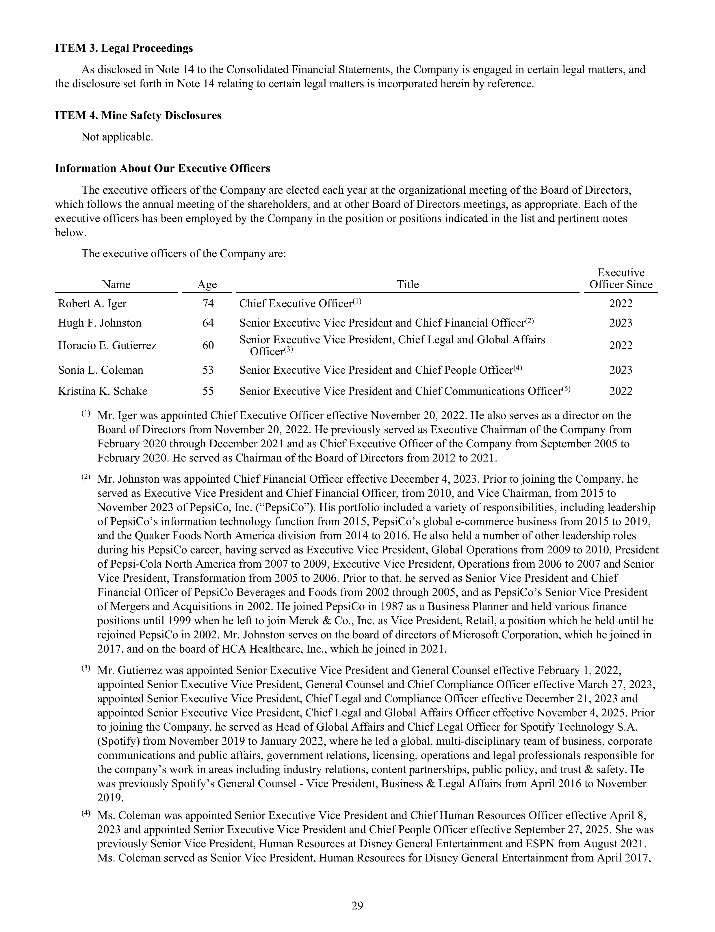 Disney Annual Report — page 32