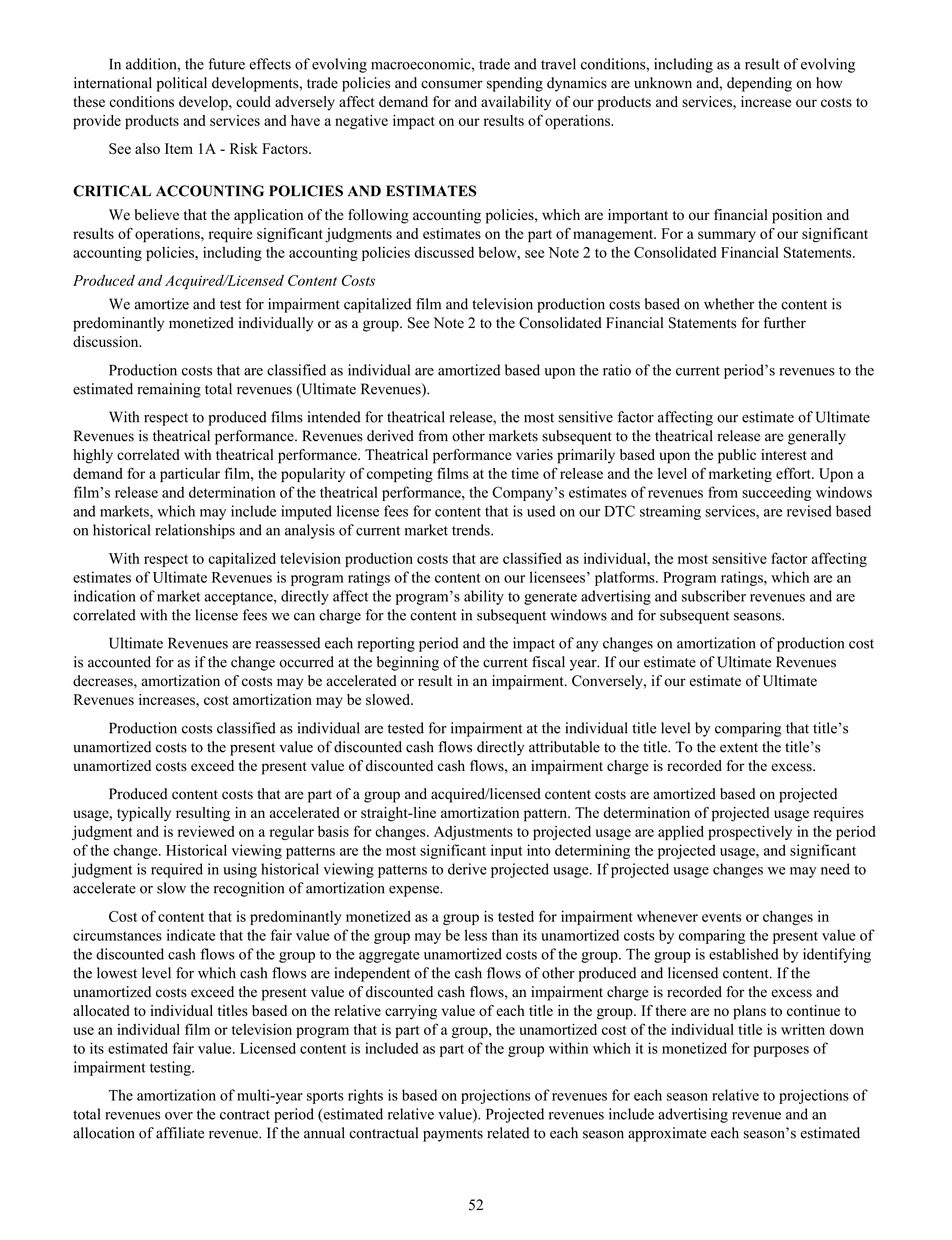 Disney Annual Report — page 55