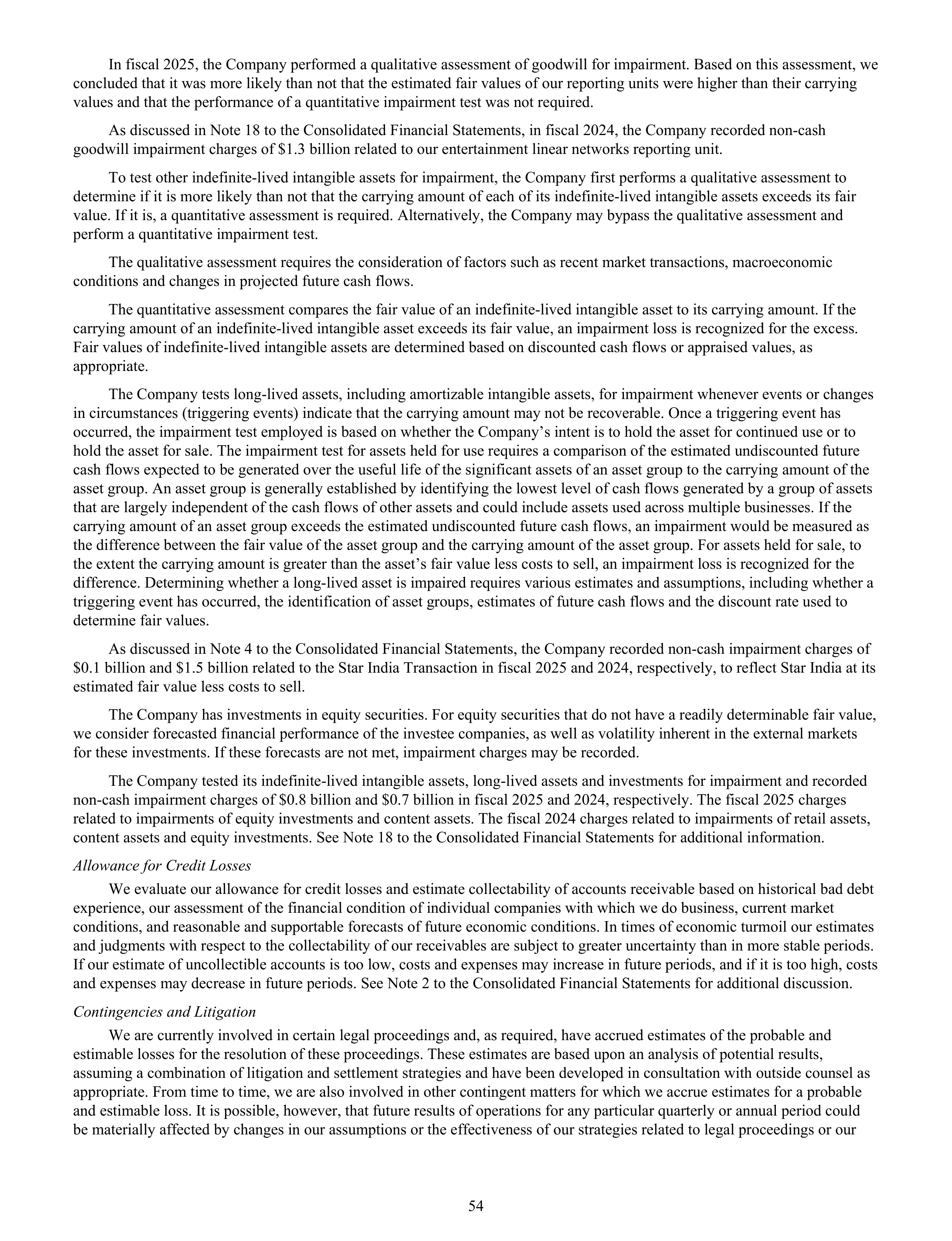 Disney Annual Report — page 57