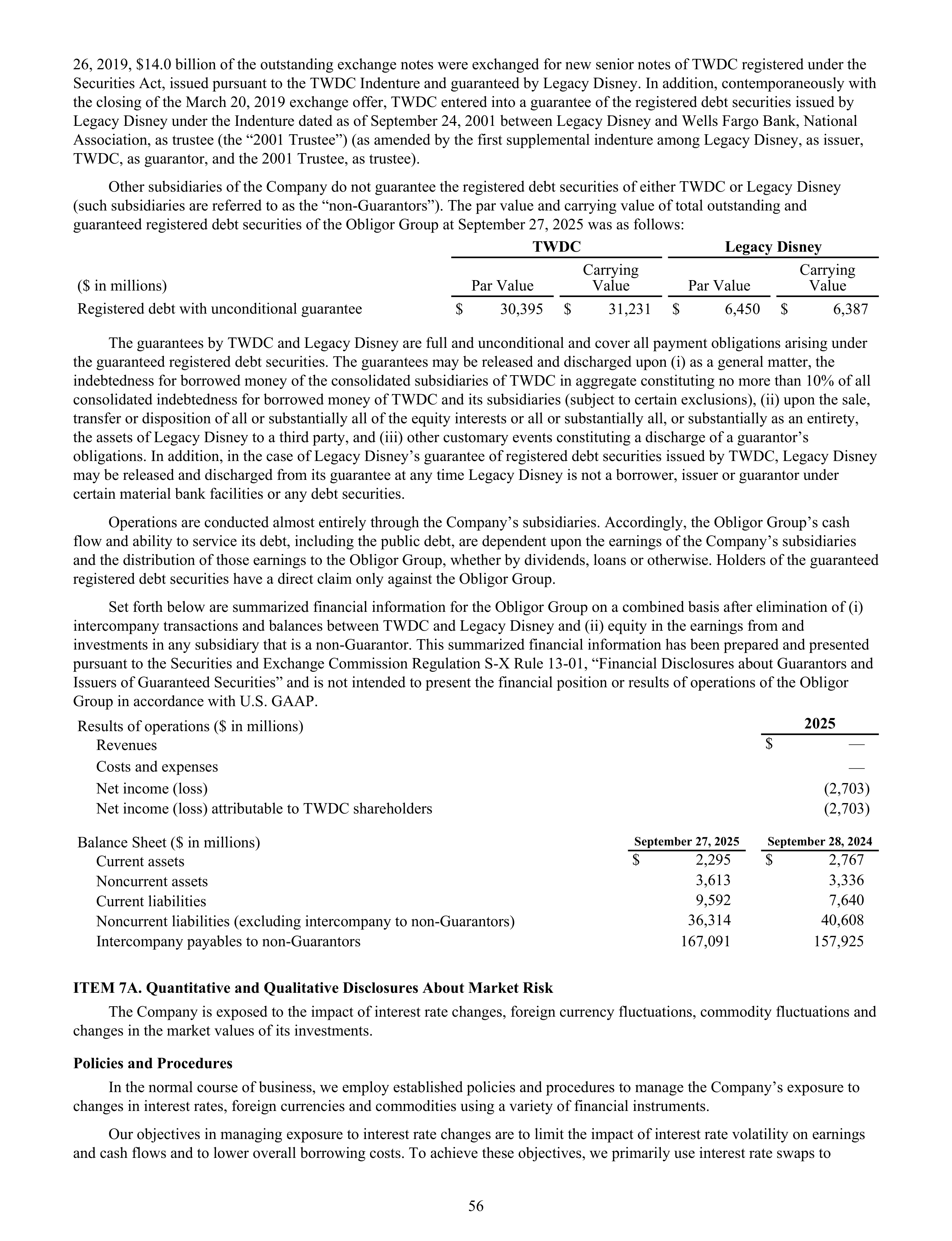 Disney Annual Report — page 59