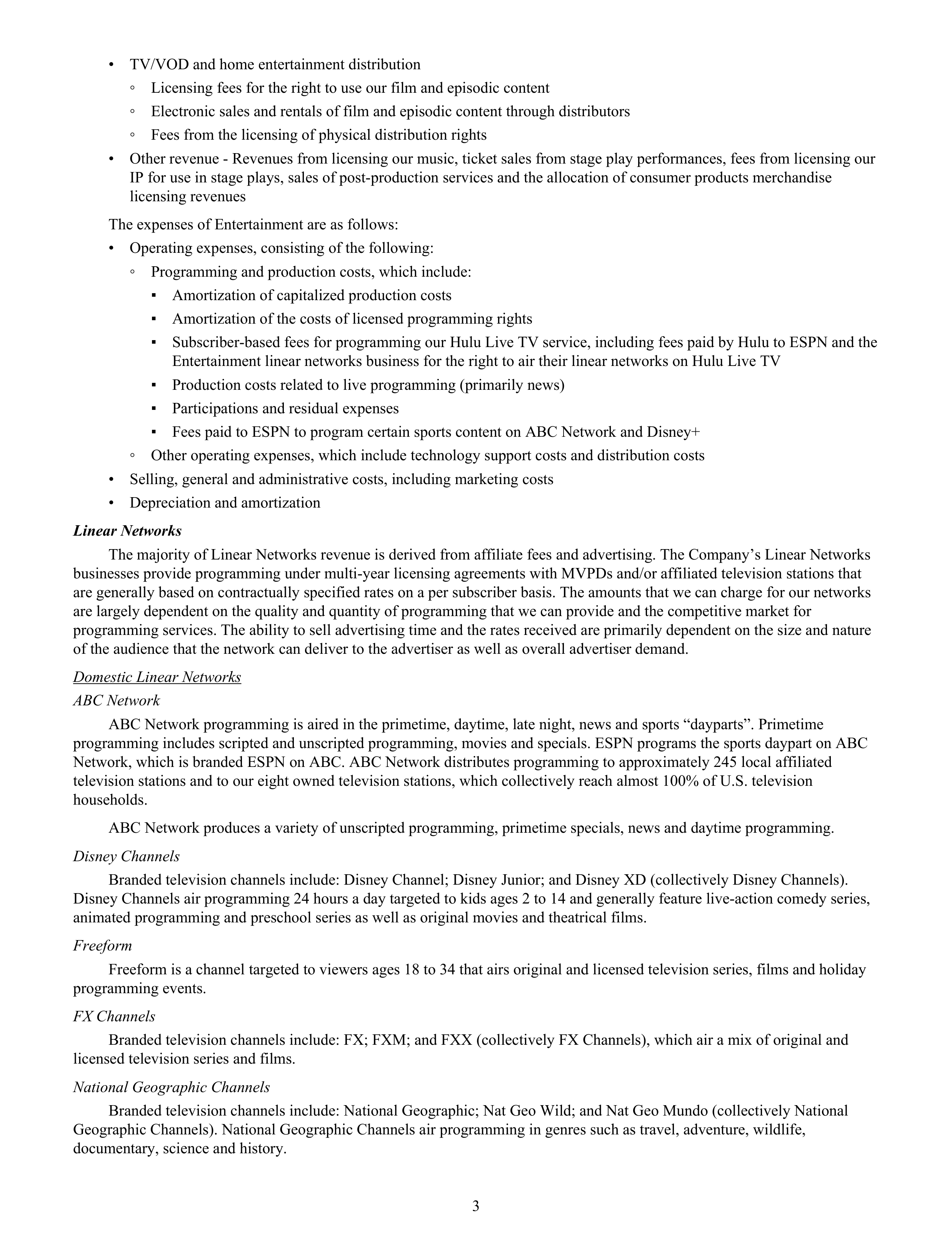 Disney Annual Report — page 6