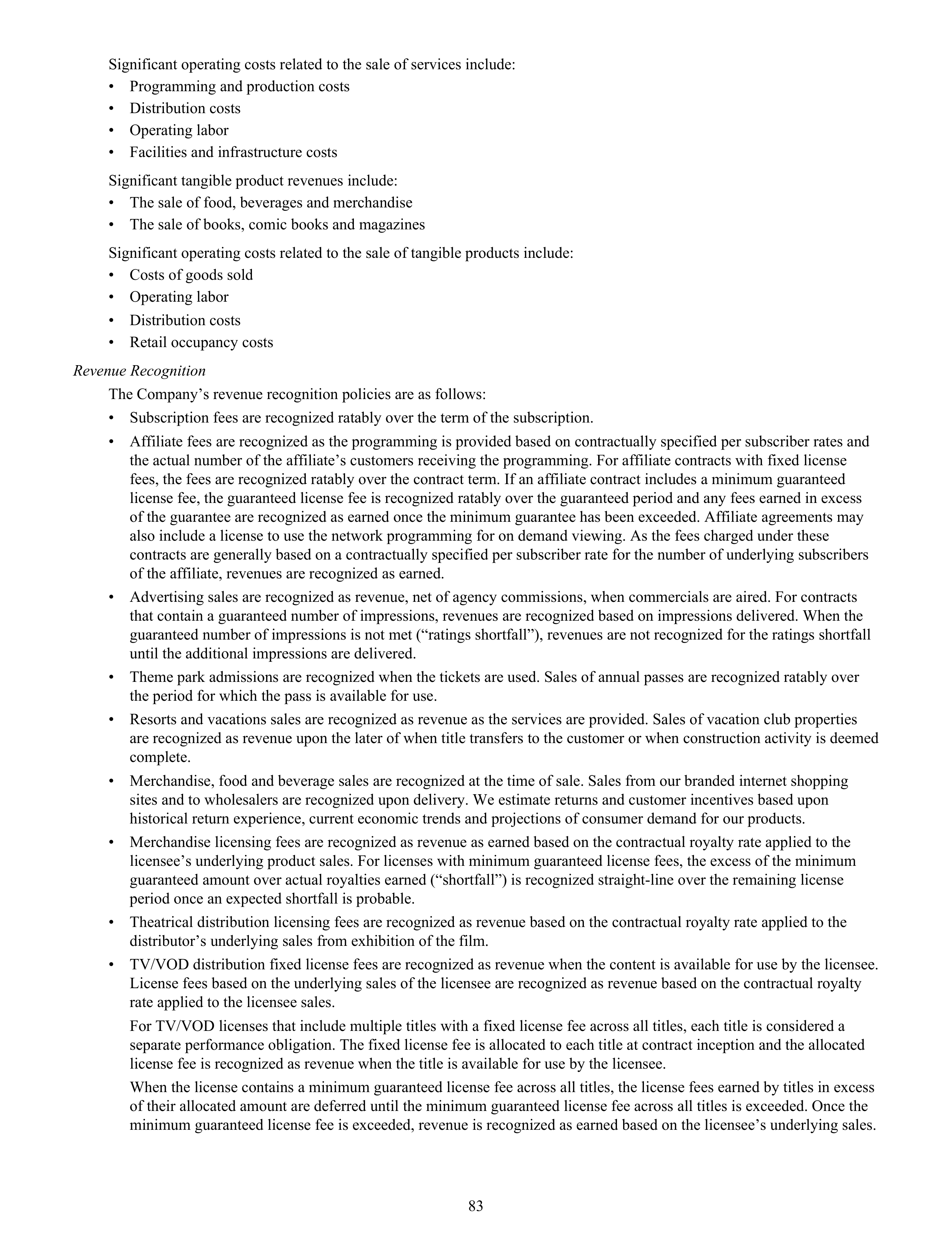 Disney Annual Report — page 86