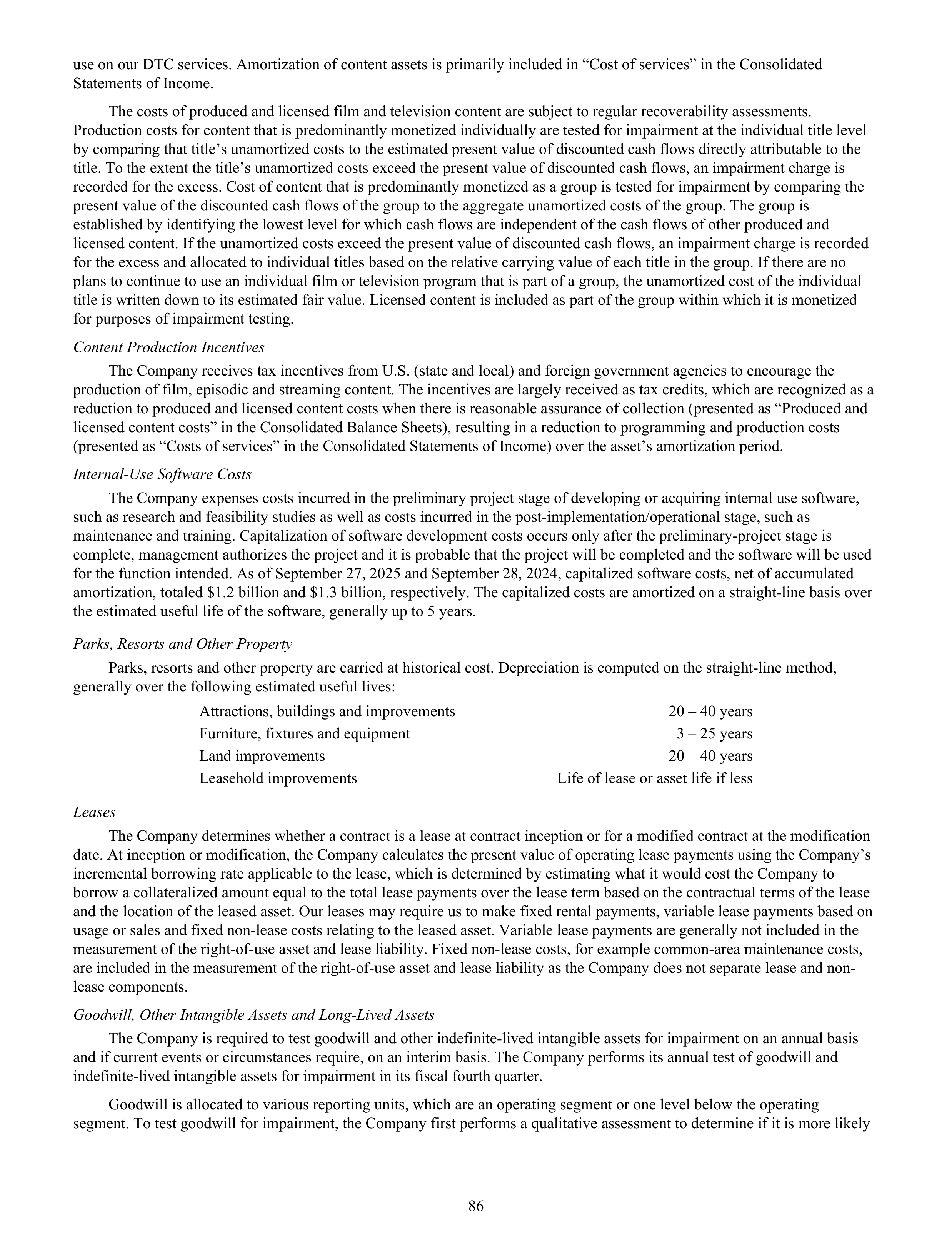Disney Annual Report — page 89