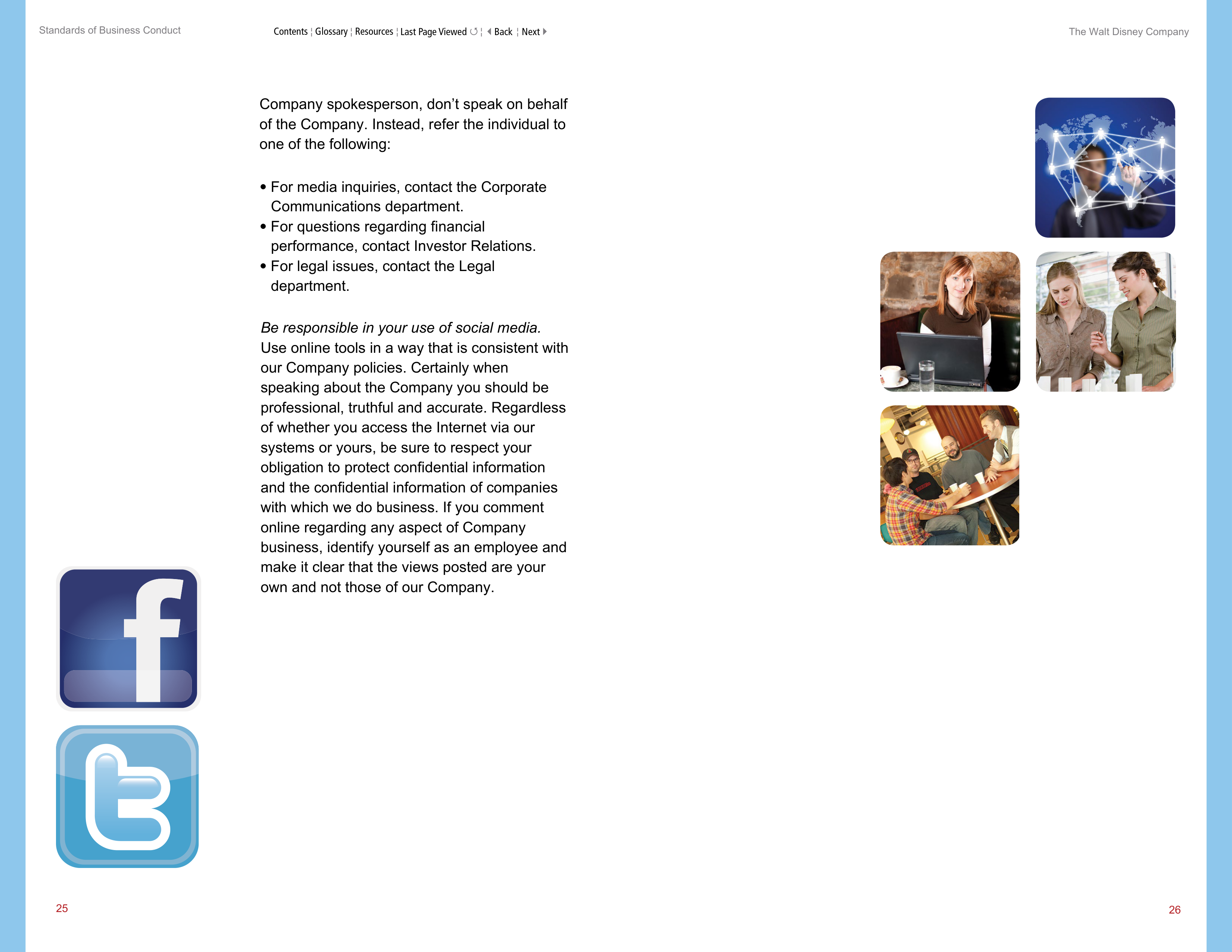 The Walt Disney Company Standards of Business Conduct Handbook — page 16