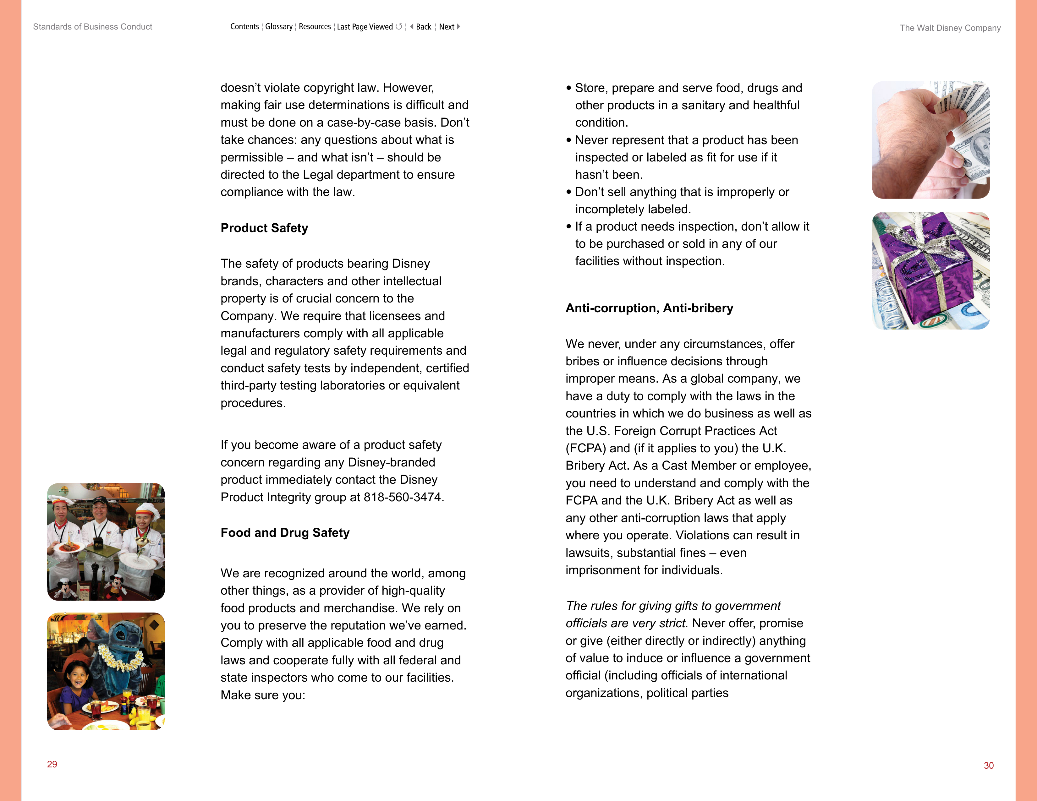 The Walt Disney Company Standards of Business Conduct Handbook — page 18