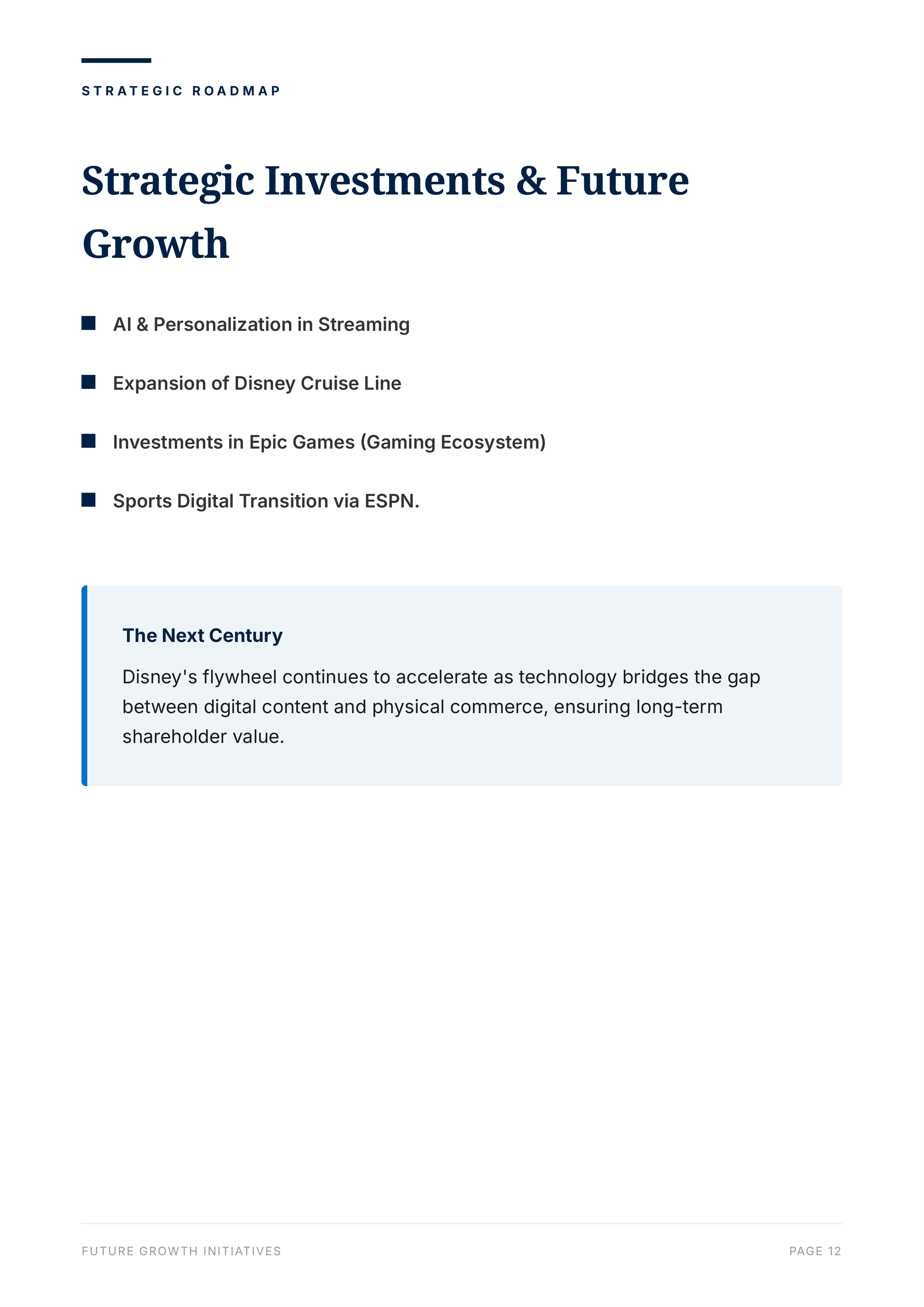The Walt Disney Company’s Corporate Strategic Franchise Flywheel Portfolio — page 14