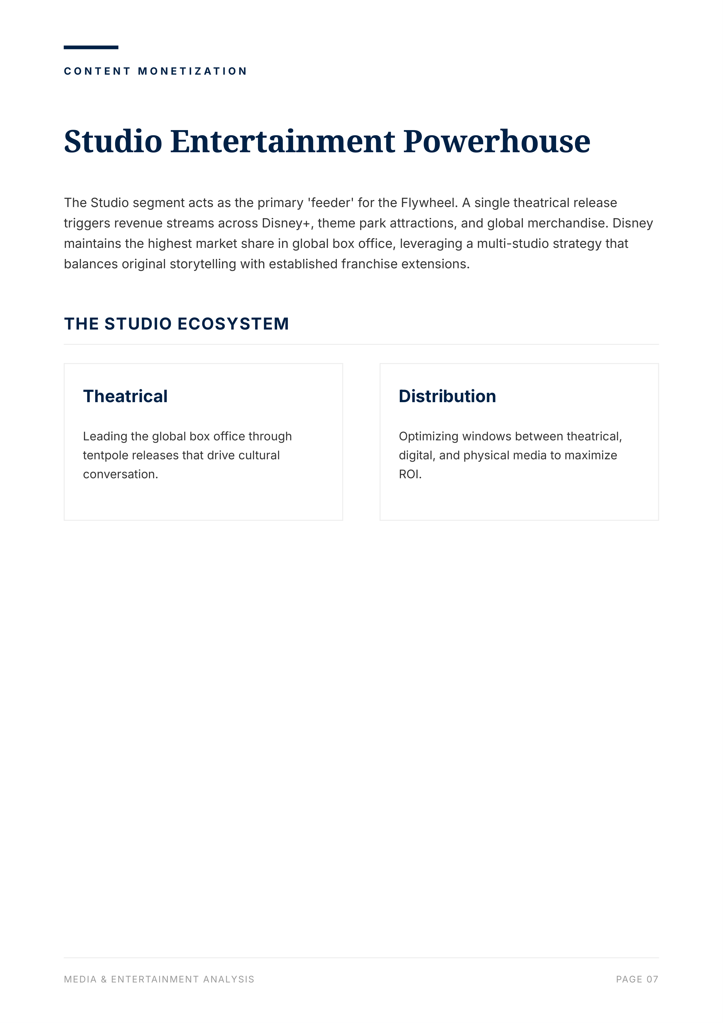 The Walt Disney Company’s Corporate Strategic Franchise Flywheel Portfolio — page 9