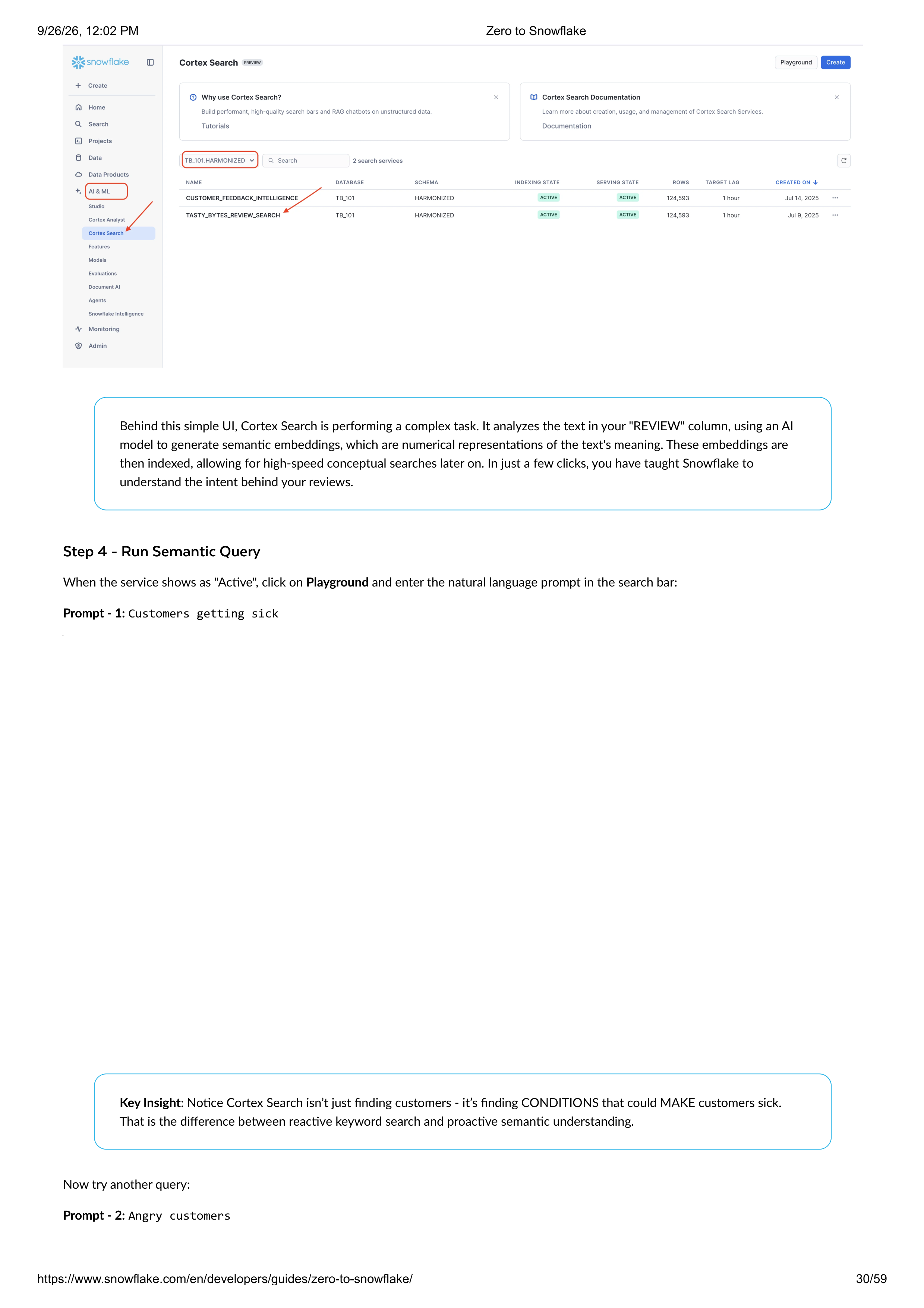The Zero to Snowflake Quickstart Guide — page 30
