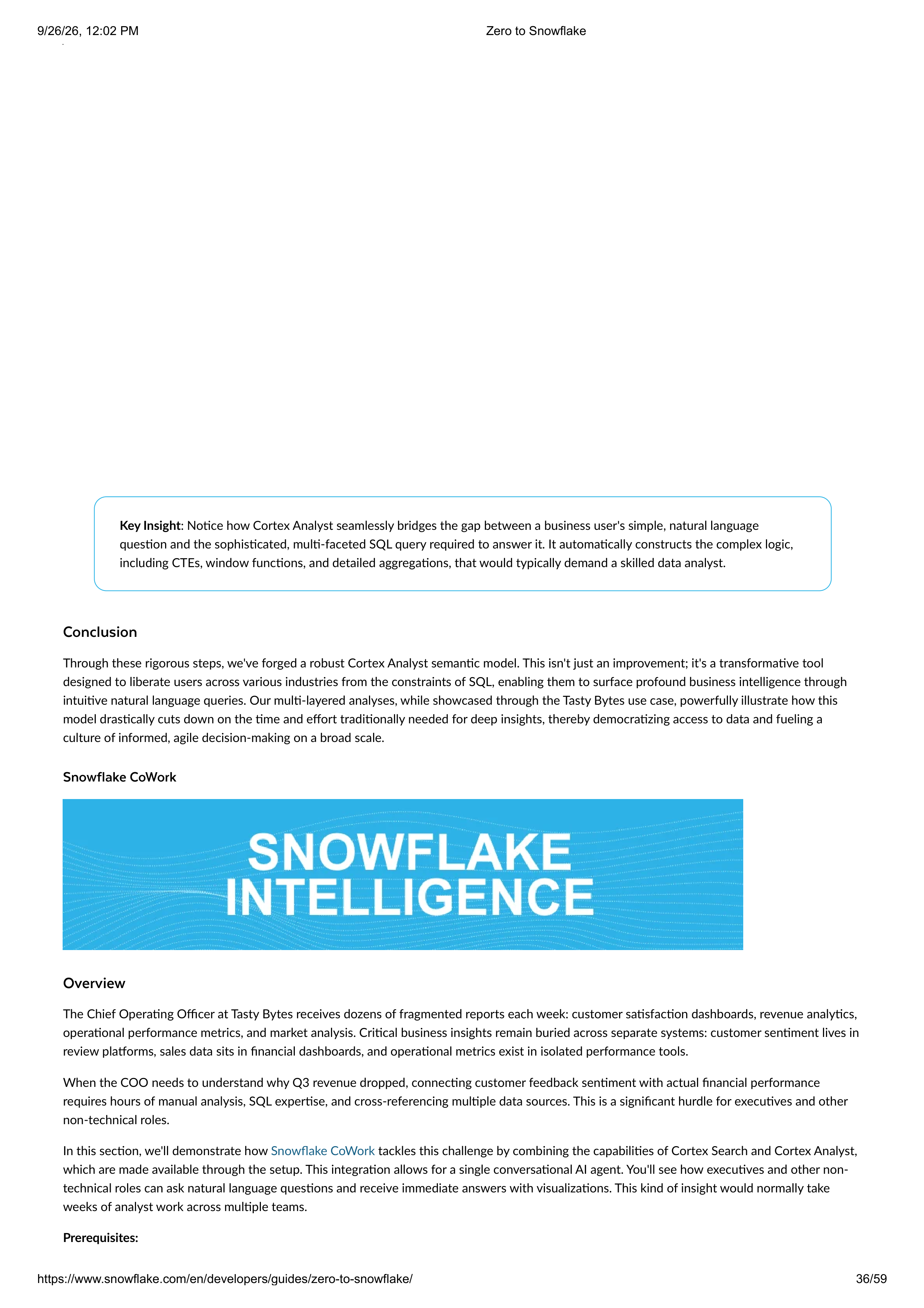 The Zero to Snowflake Quickstart Guide — page 36