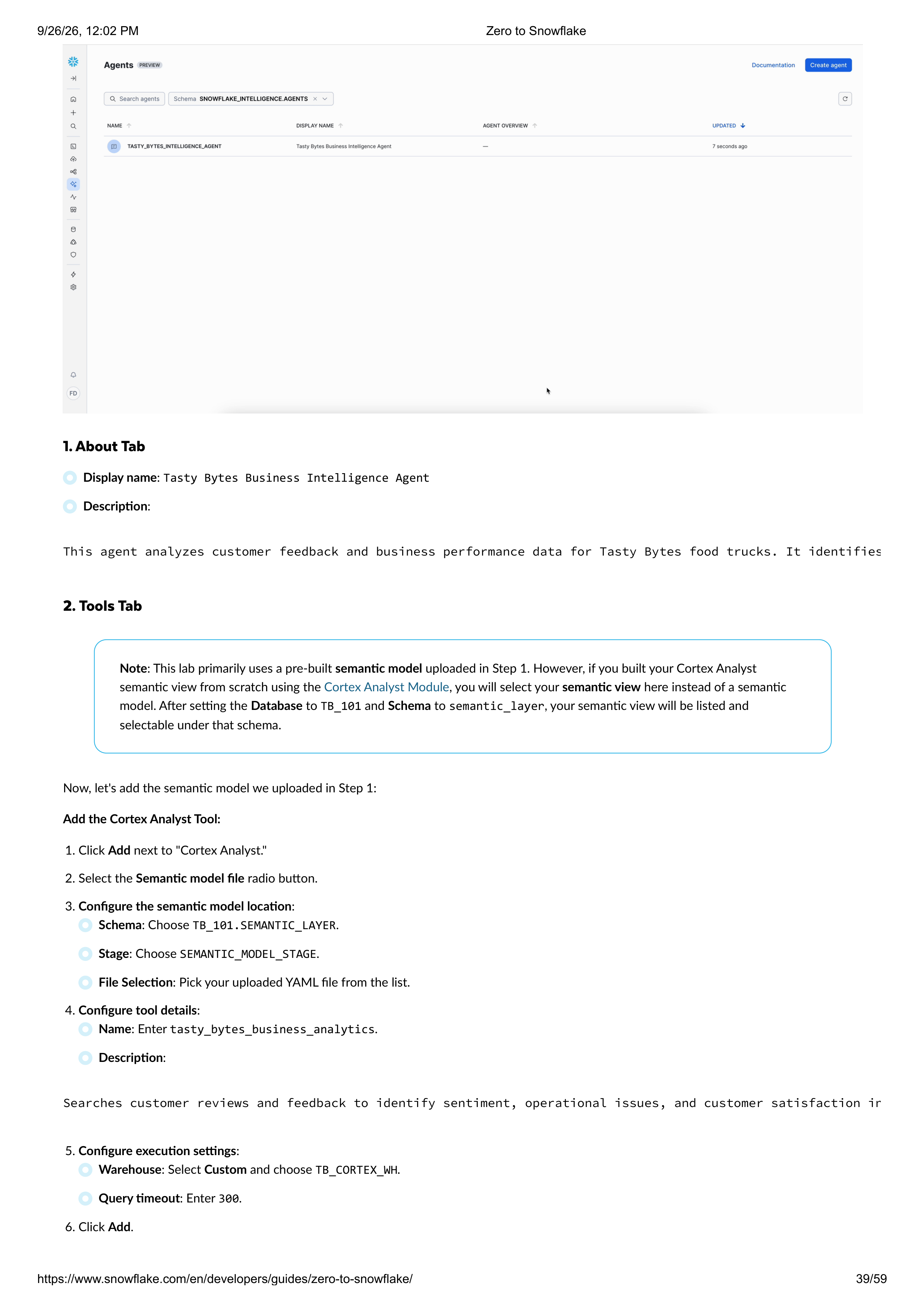 The Zero to Snowflake Quickstart Guide — page 39