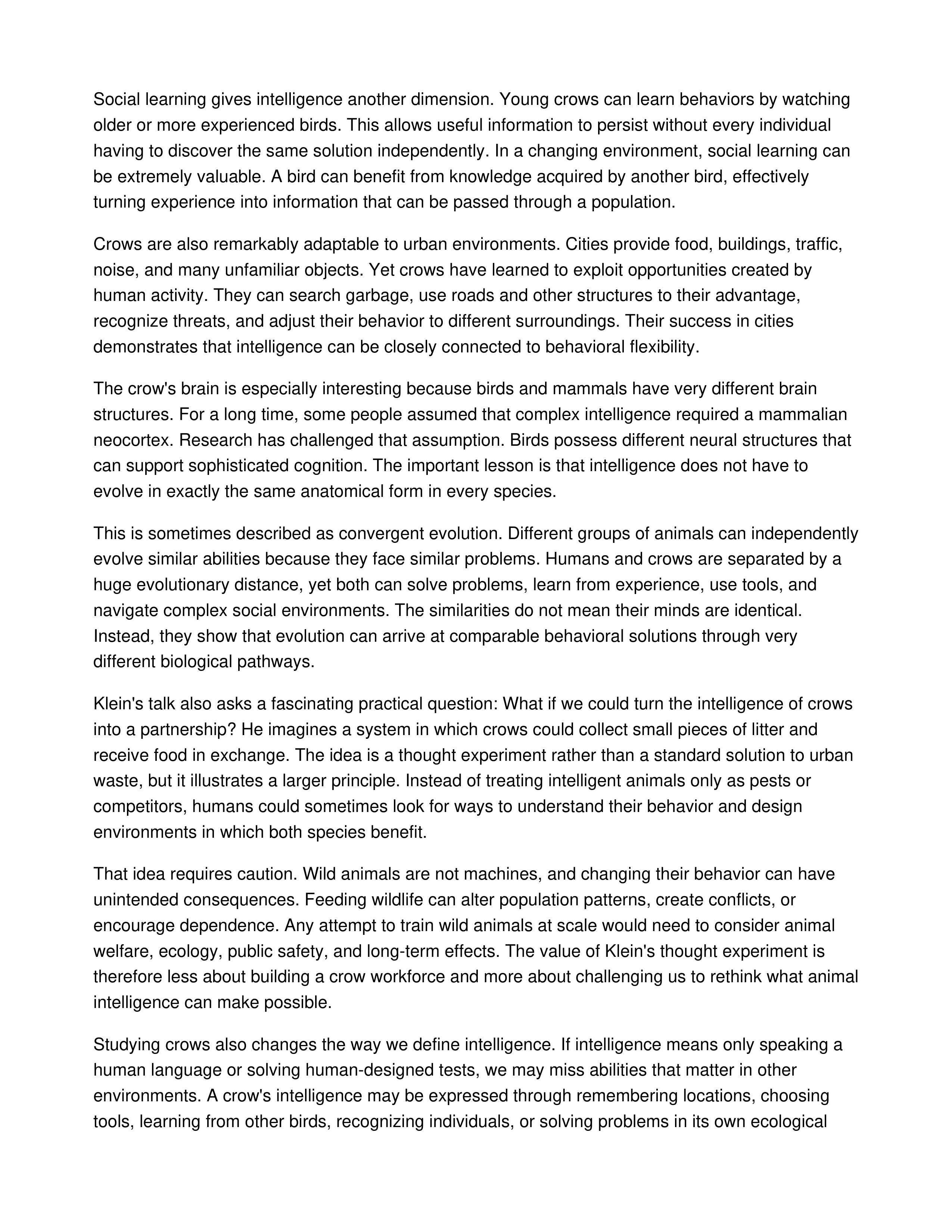 The Amazing Intelligence of Crows Informative Speech — page 2