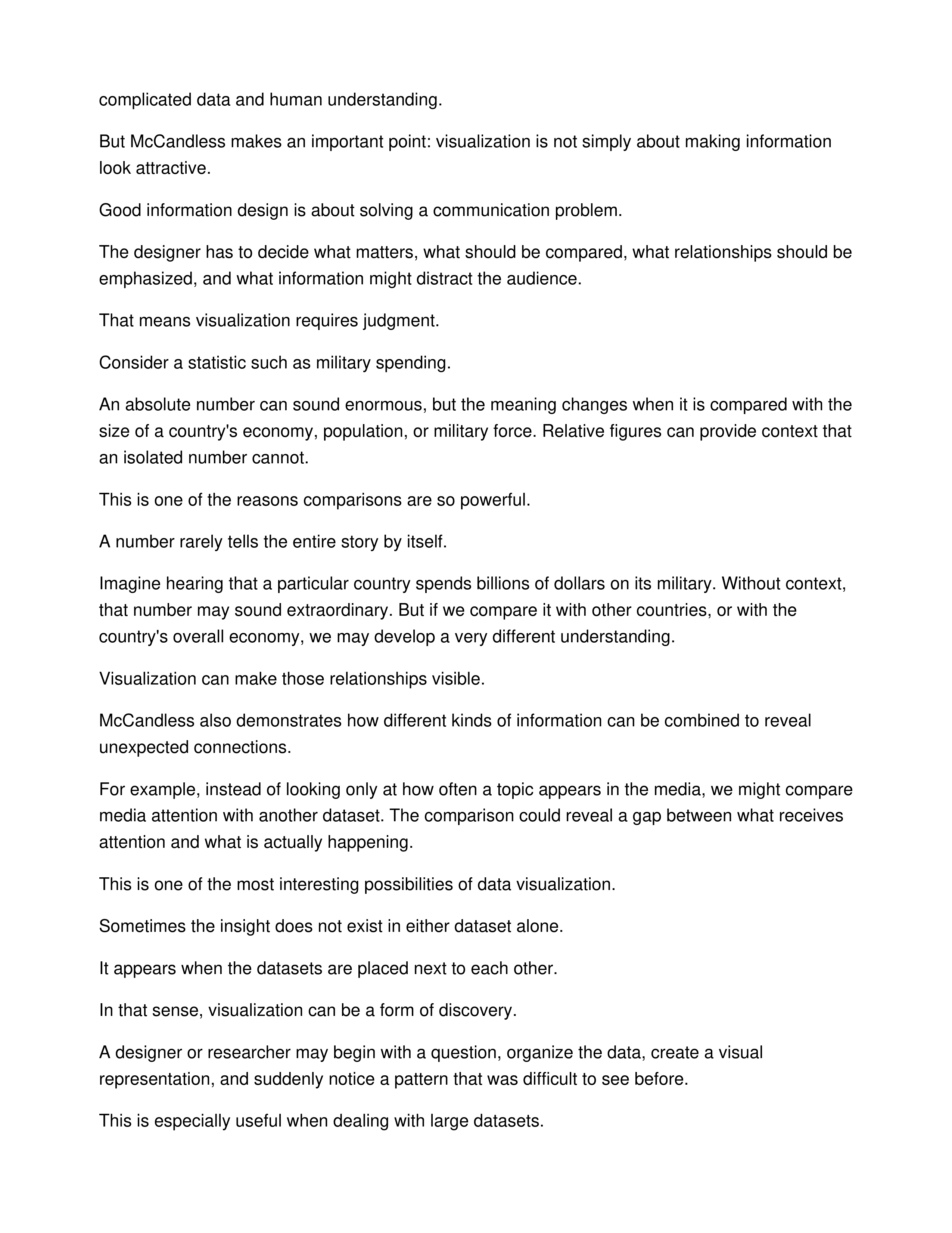 The Beauty of Data Visualization Informative Speech — page 2