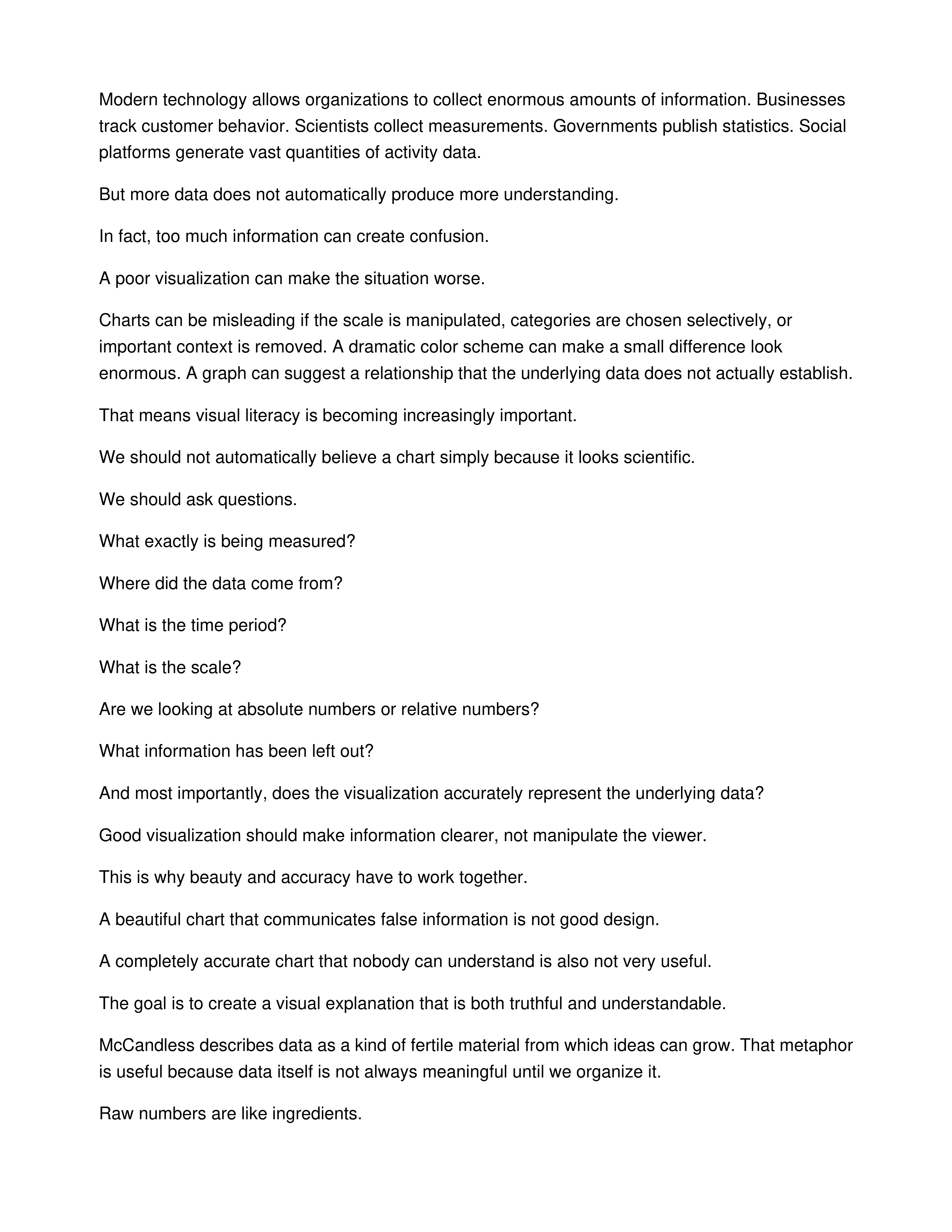 The Beauty of Data Visualization Informative Speech — page 3