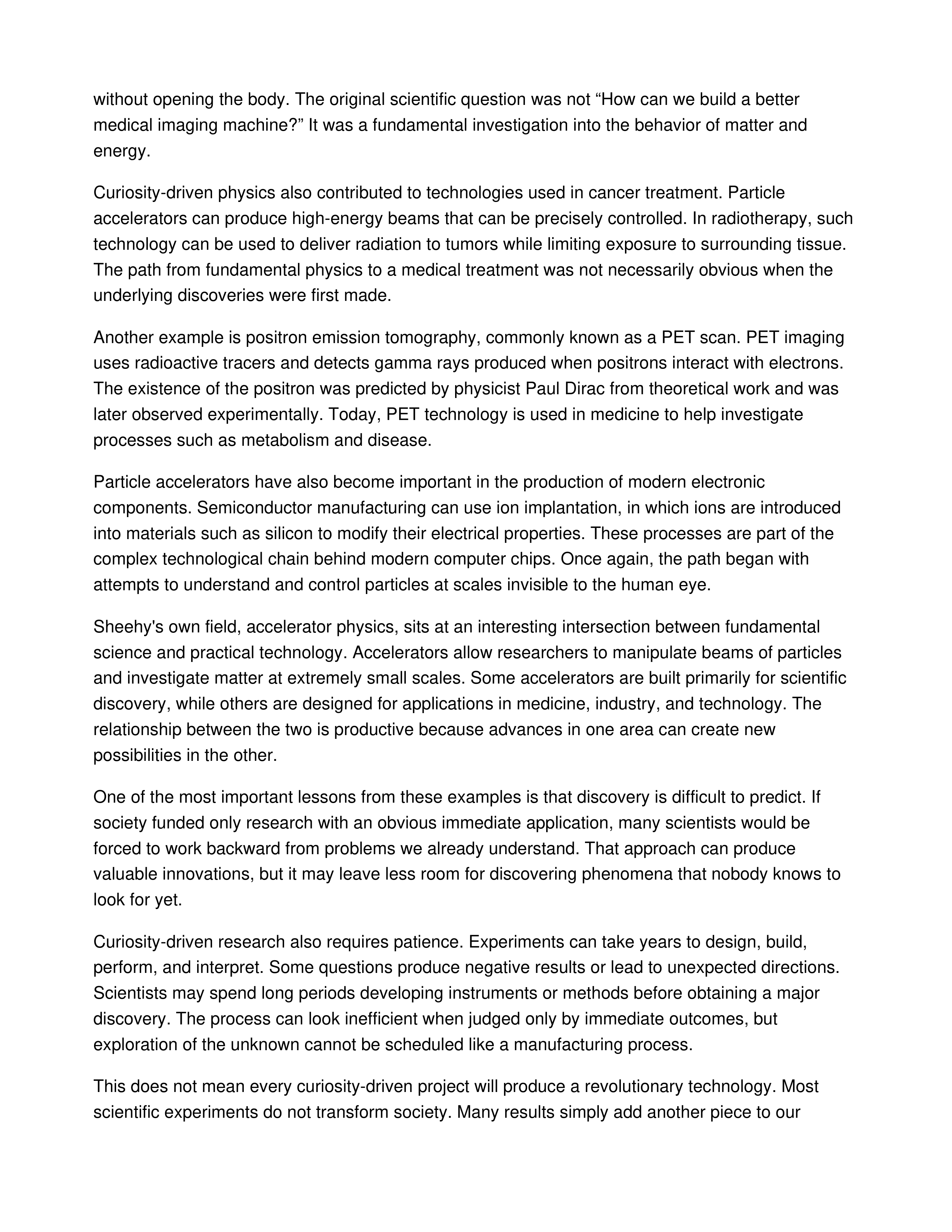 The Case for Curiosity-Driven Research Informative Speech — page 2