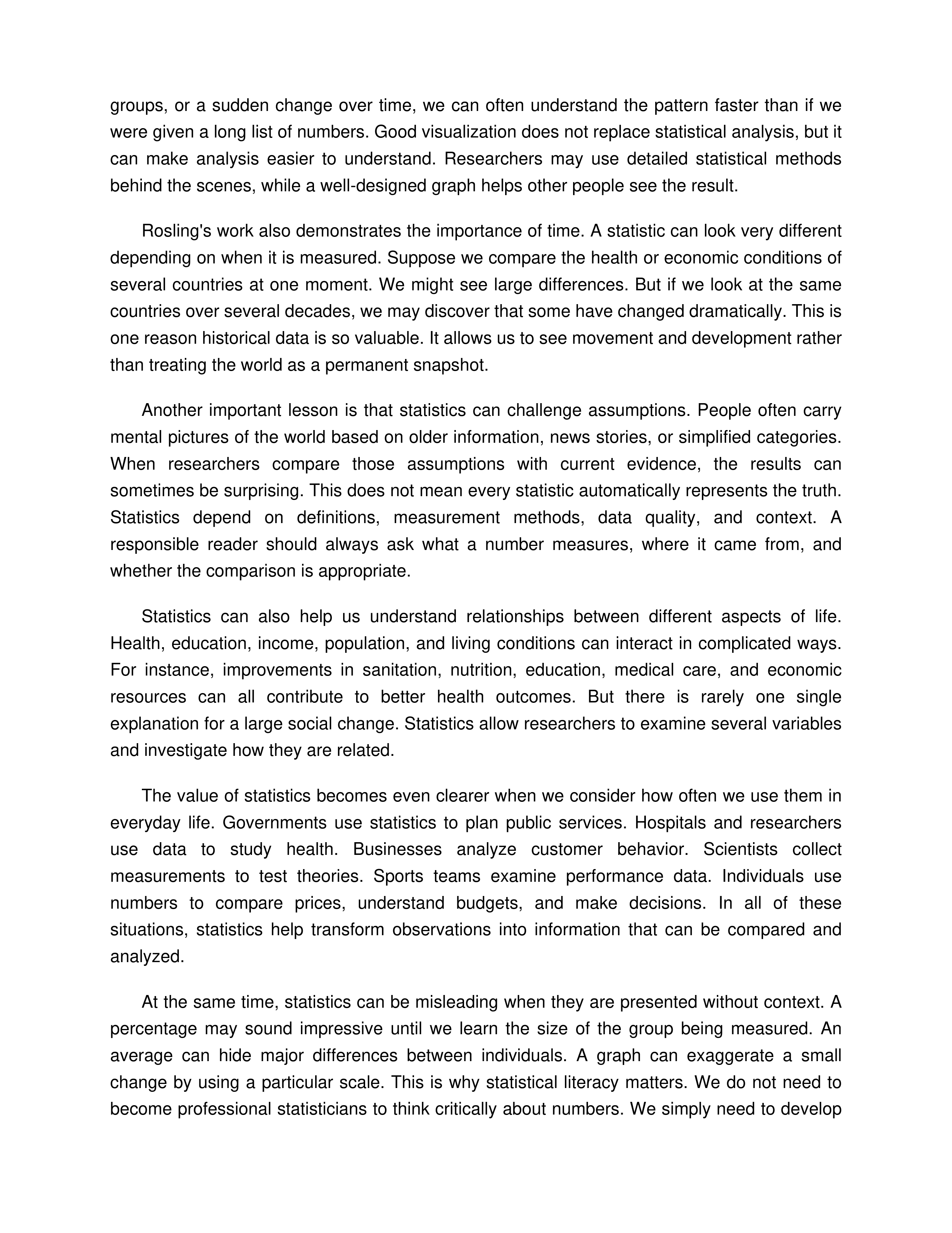 The Joy of Stats Informative Speech — page 2