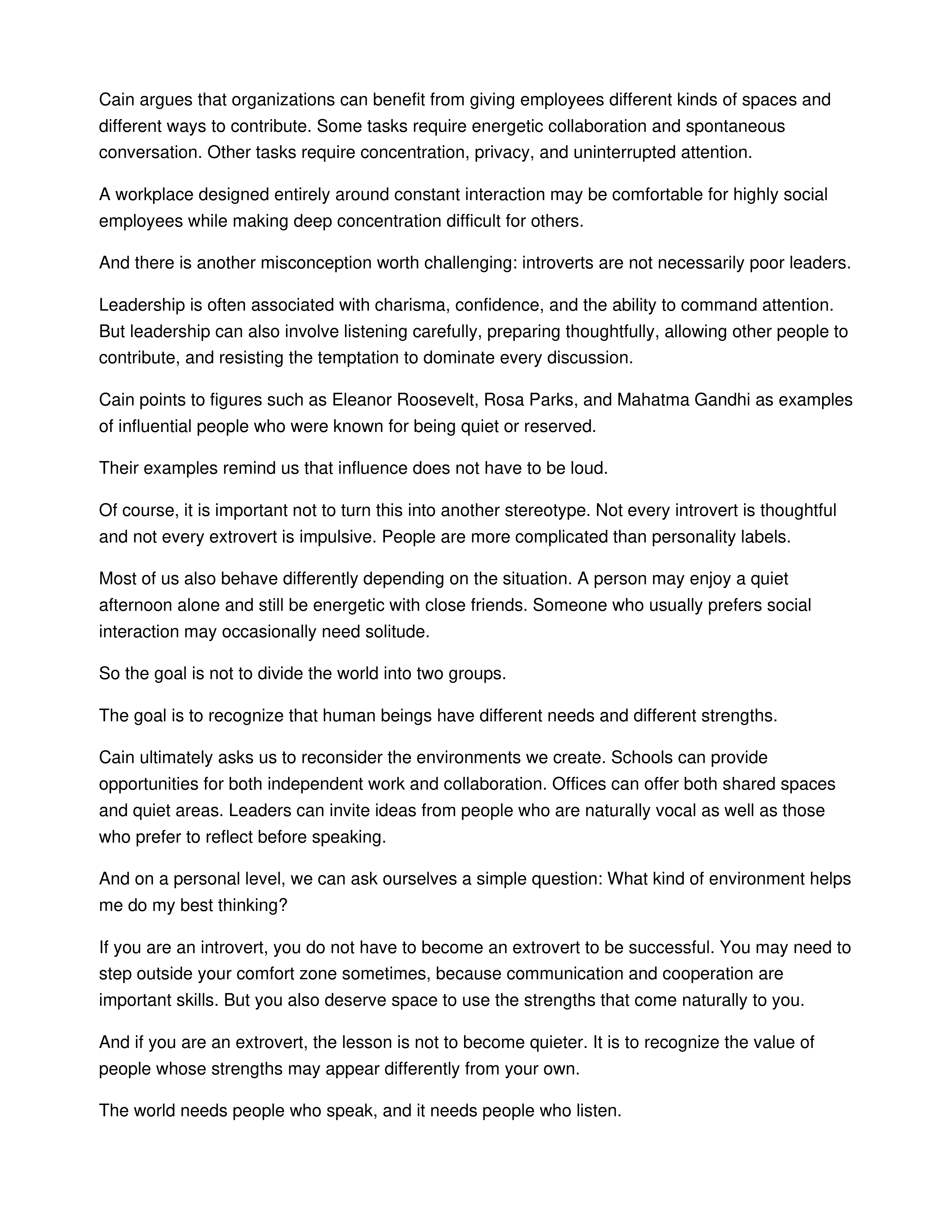 The Power of Introverts Informative Speech — page 3