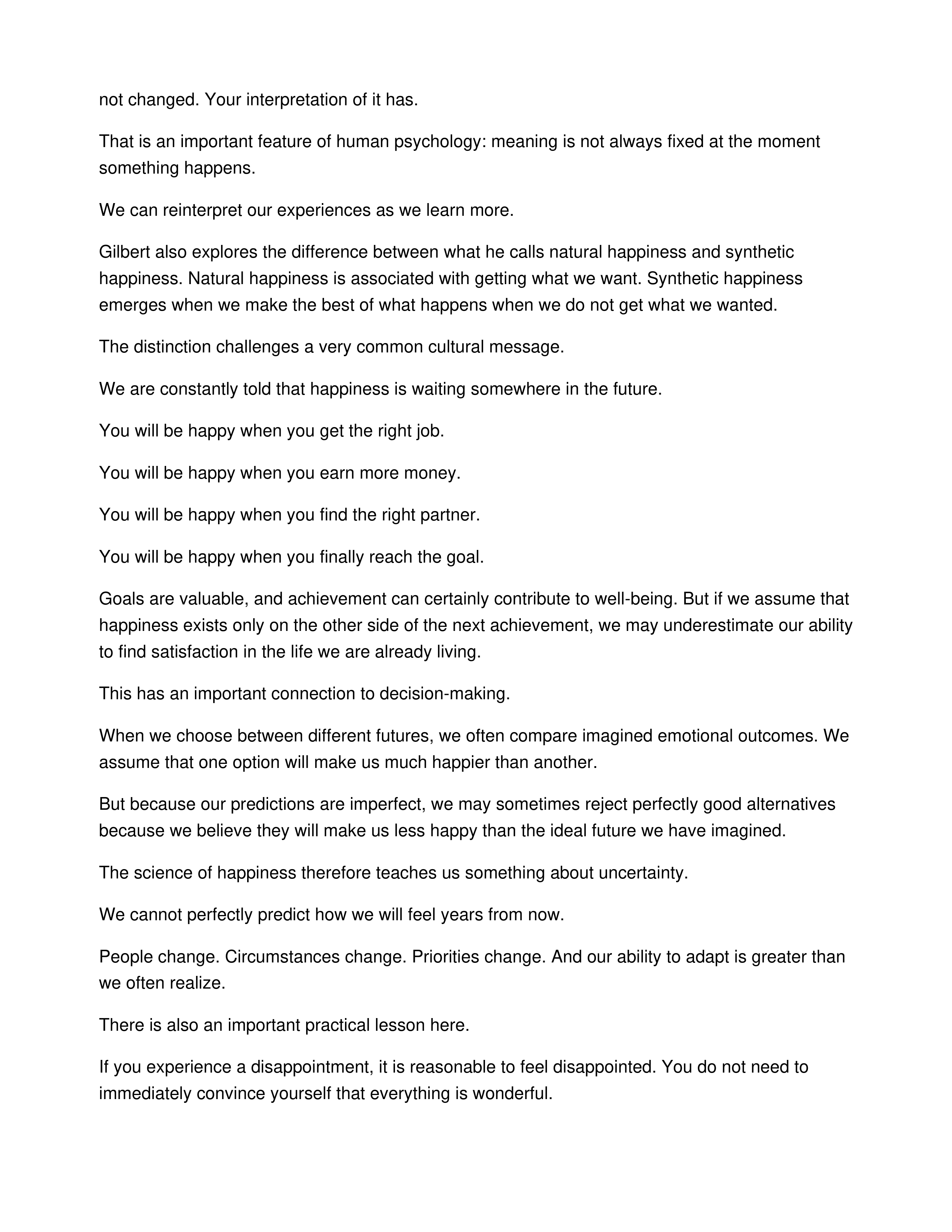 The Surprising Science of Happiness Informative Speech — page 3