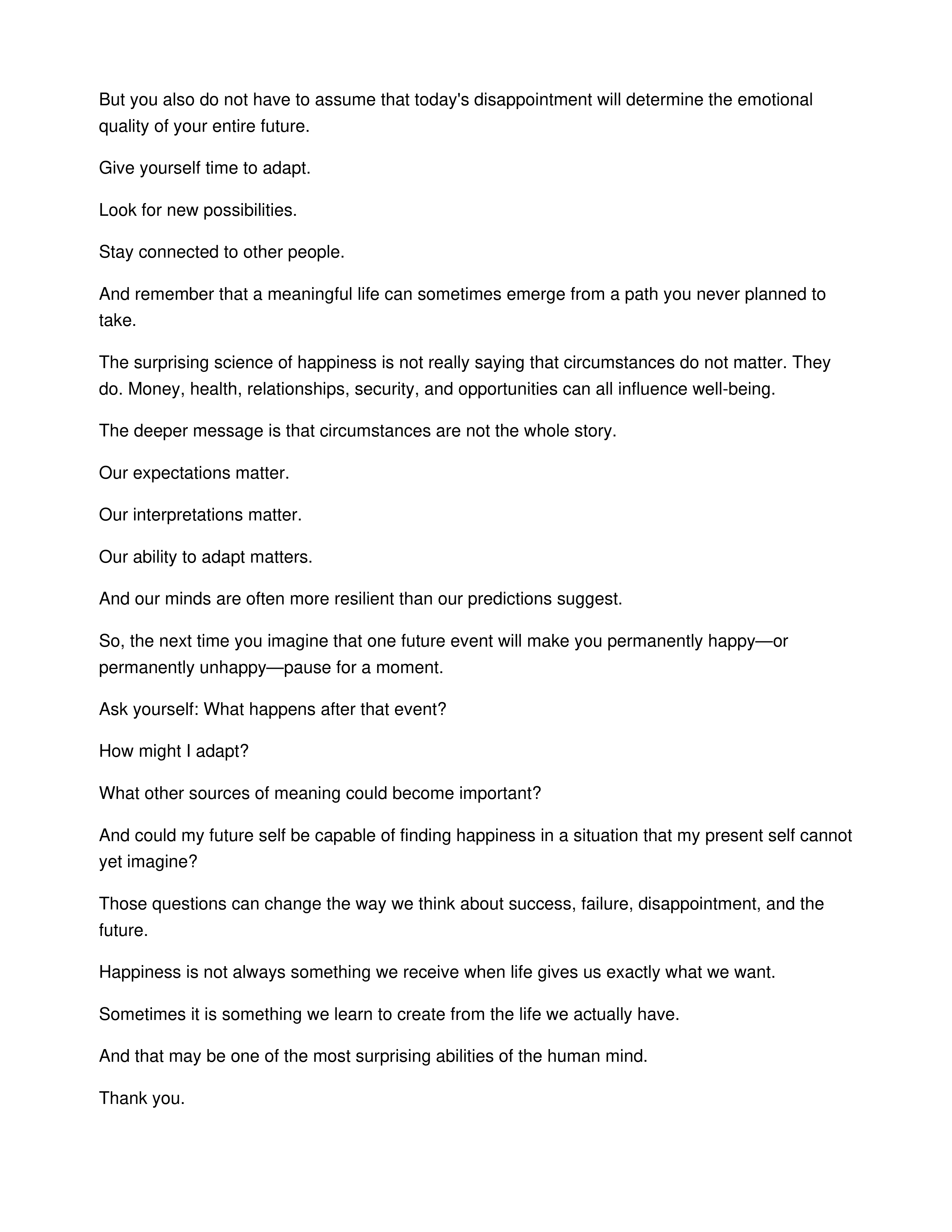 The Surprising Science of Happiness Informative Speech — page 4