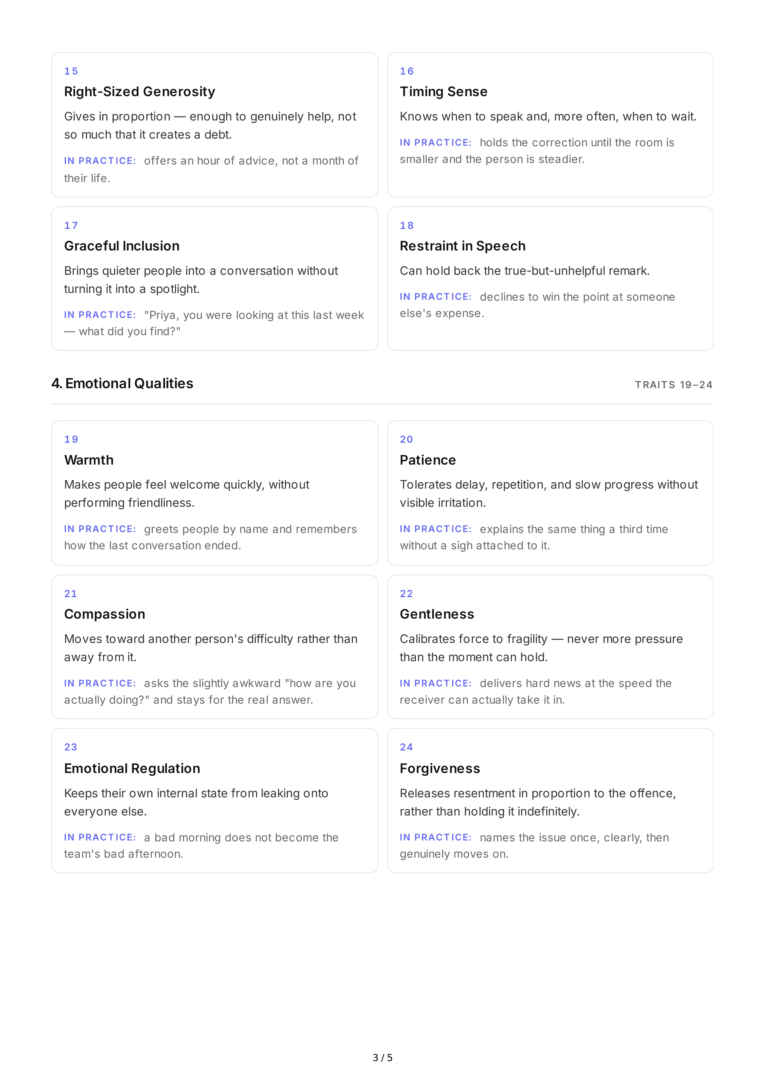 Thoughtfulness Personality Traits — page 3