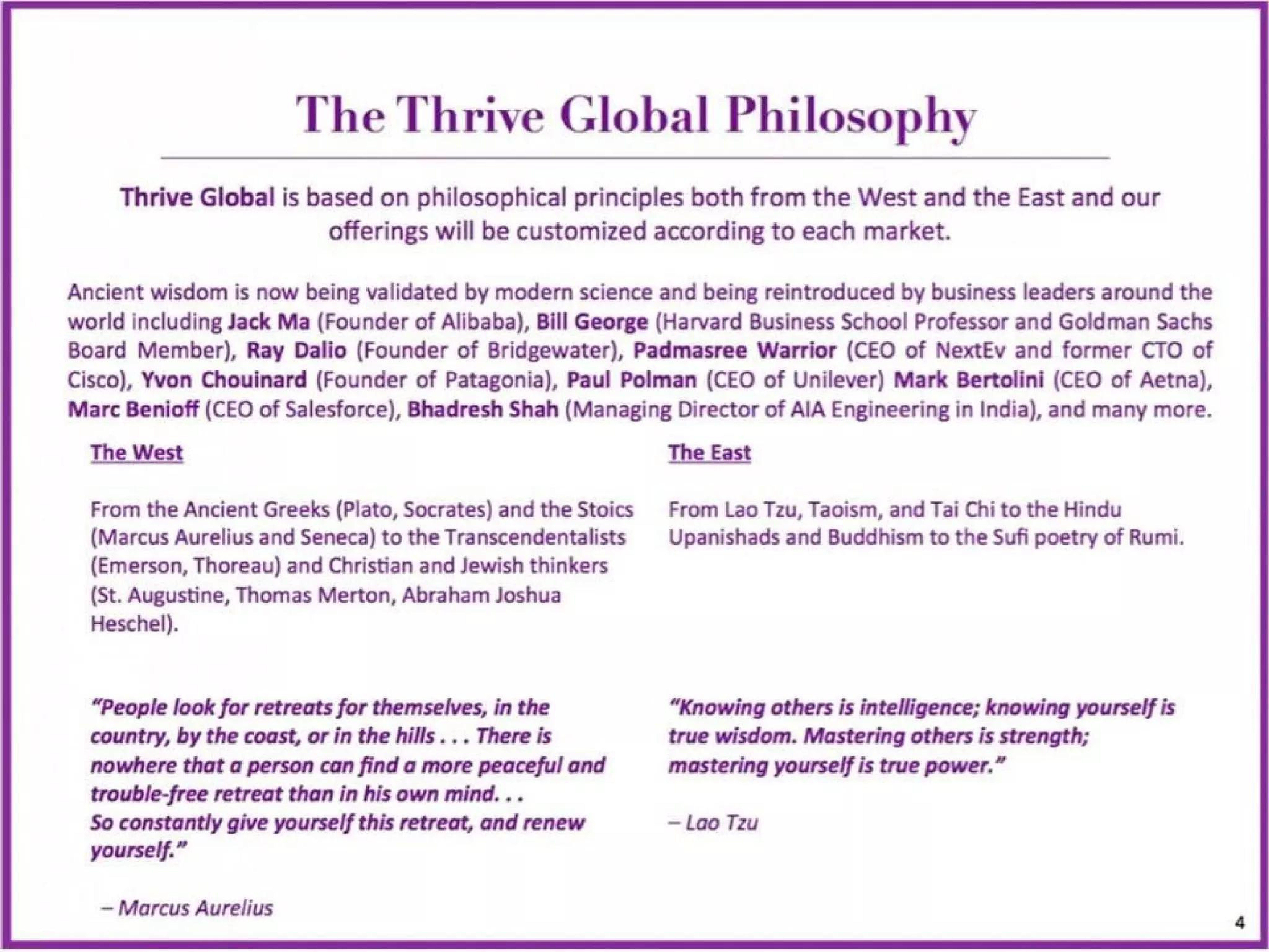 Thrive Global Pitch Deck — page 4